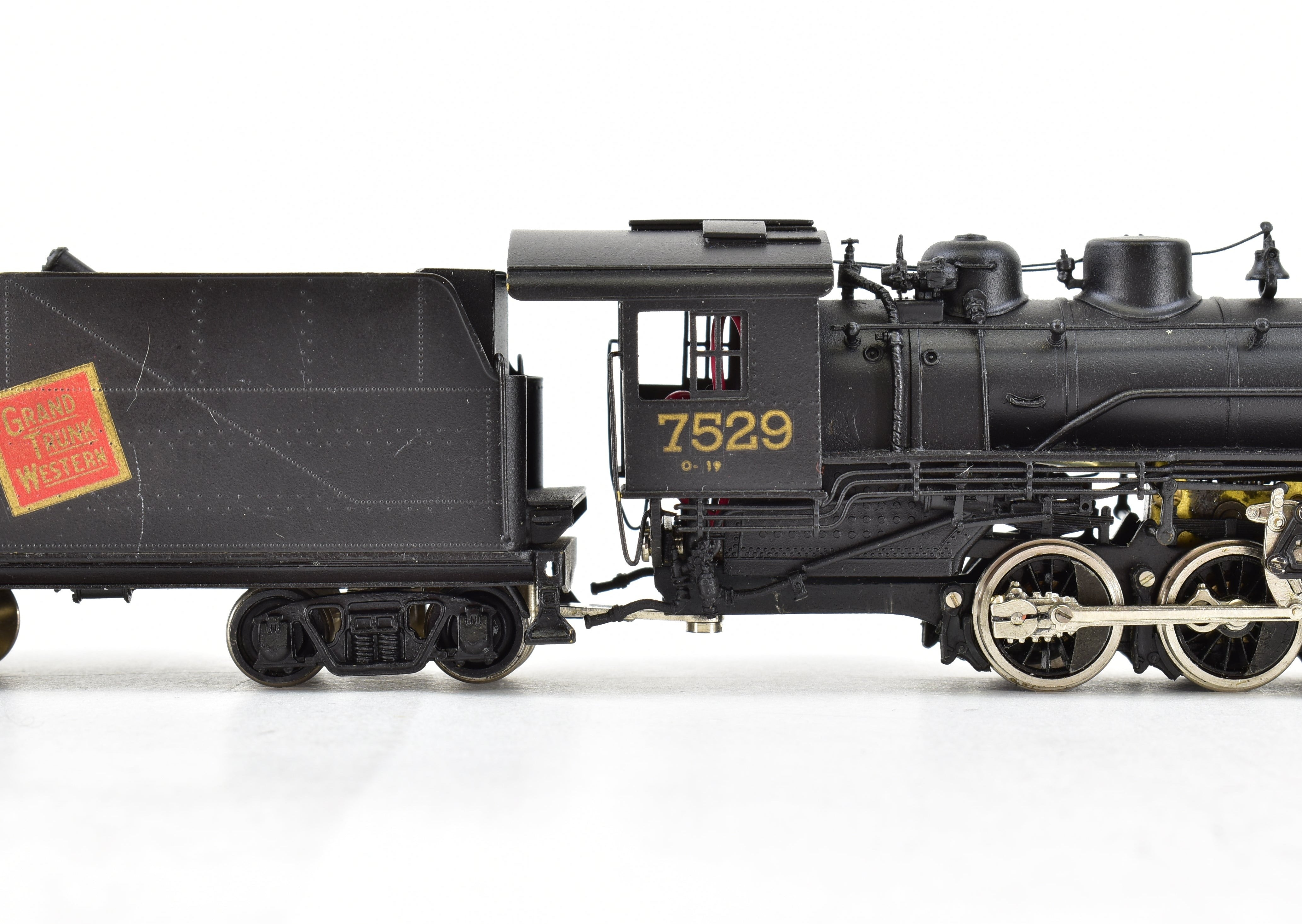 HO Scale Brass Model Train - NorthWest Short Line USRA 0-6-0 Custom Painted and Detailed to Resemble Grand Truck Western