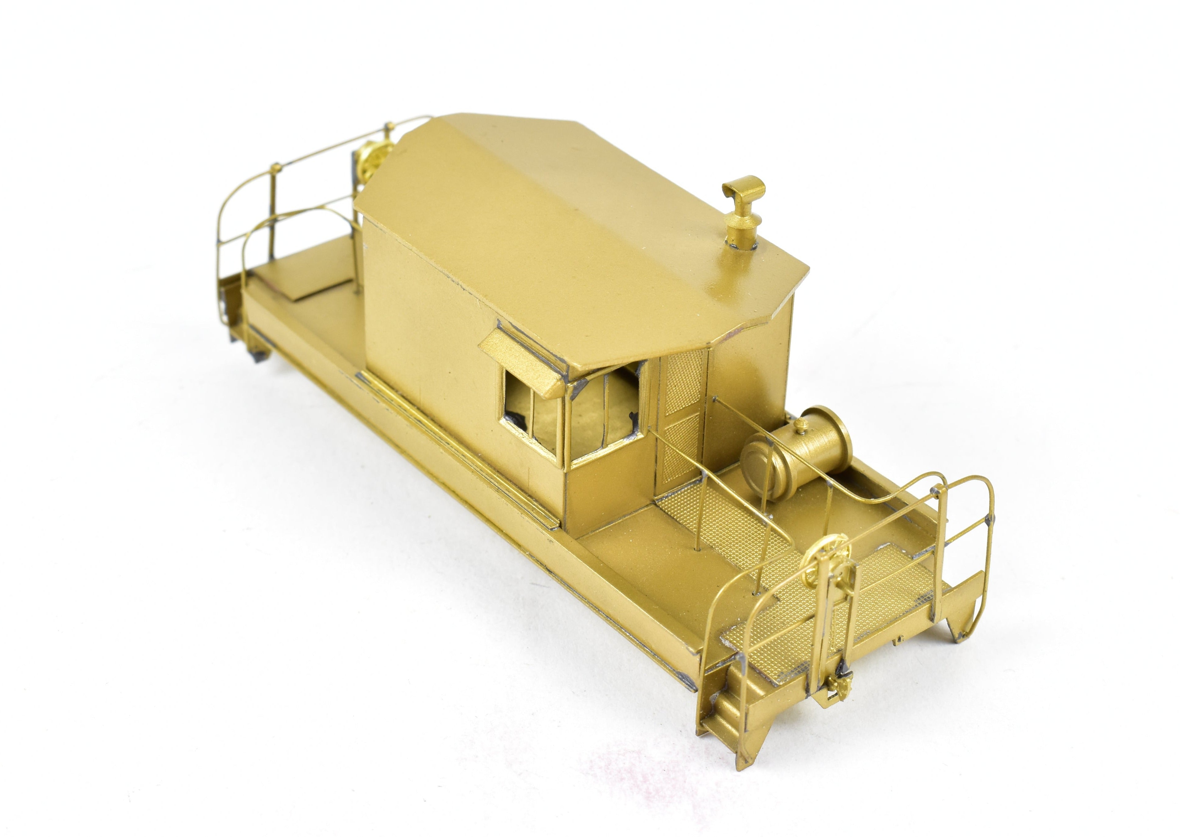 HO Scale Brass Norfolk & Western Transfer Car with Trucks, NJ Custom Brass Model