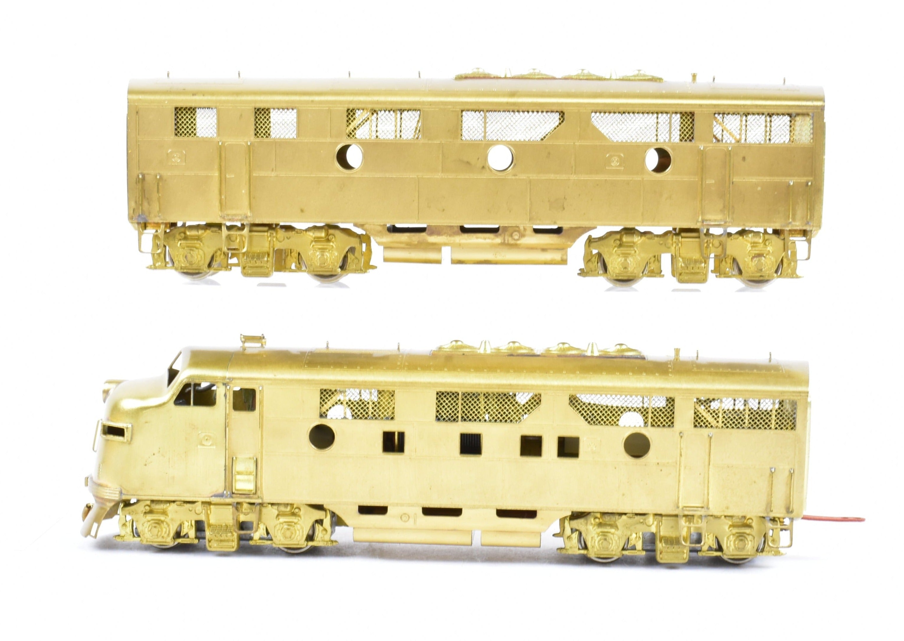 High - Quality HO Scale Brass Nickel - Plated NPP EMD Phase 2 F - 3 A/B Set for Various Railroads