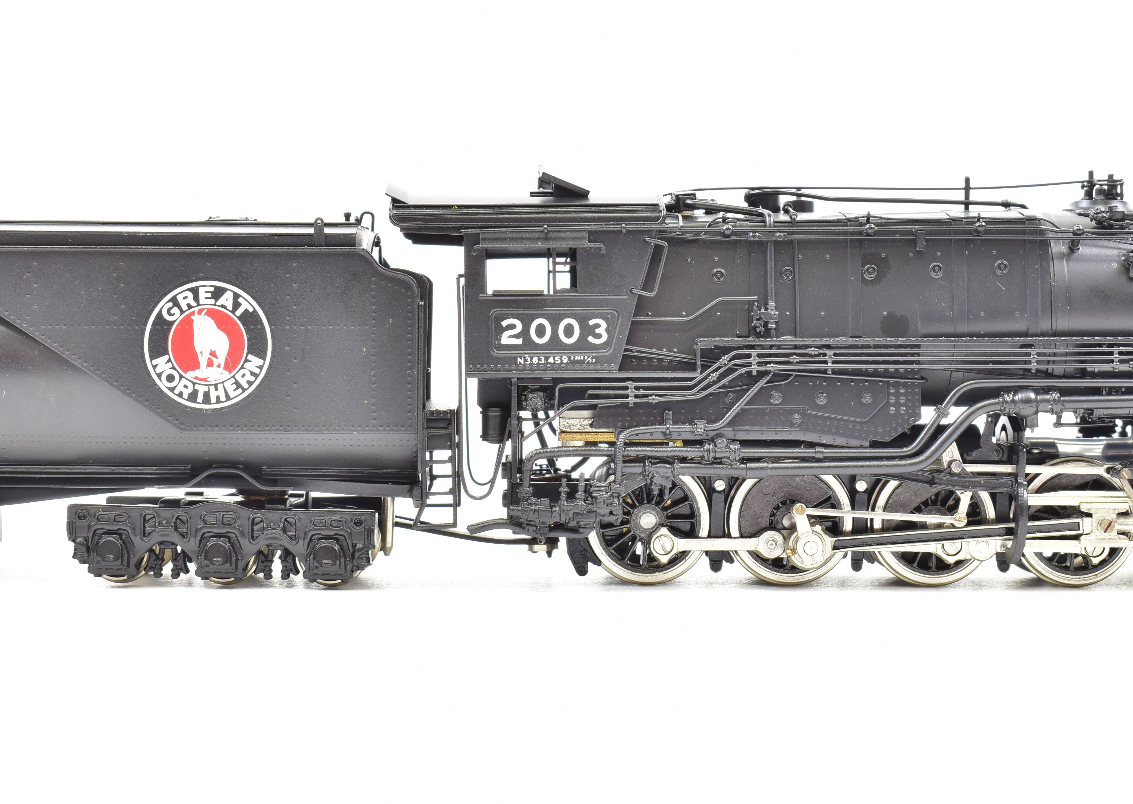 High - Quality HO Scale Brass Model Train PFM - Tenshodo GN - Great Northern 2 - 8 - 8 - 0 Class N - 3 from 1973 Production Run
