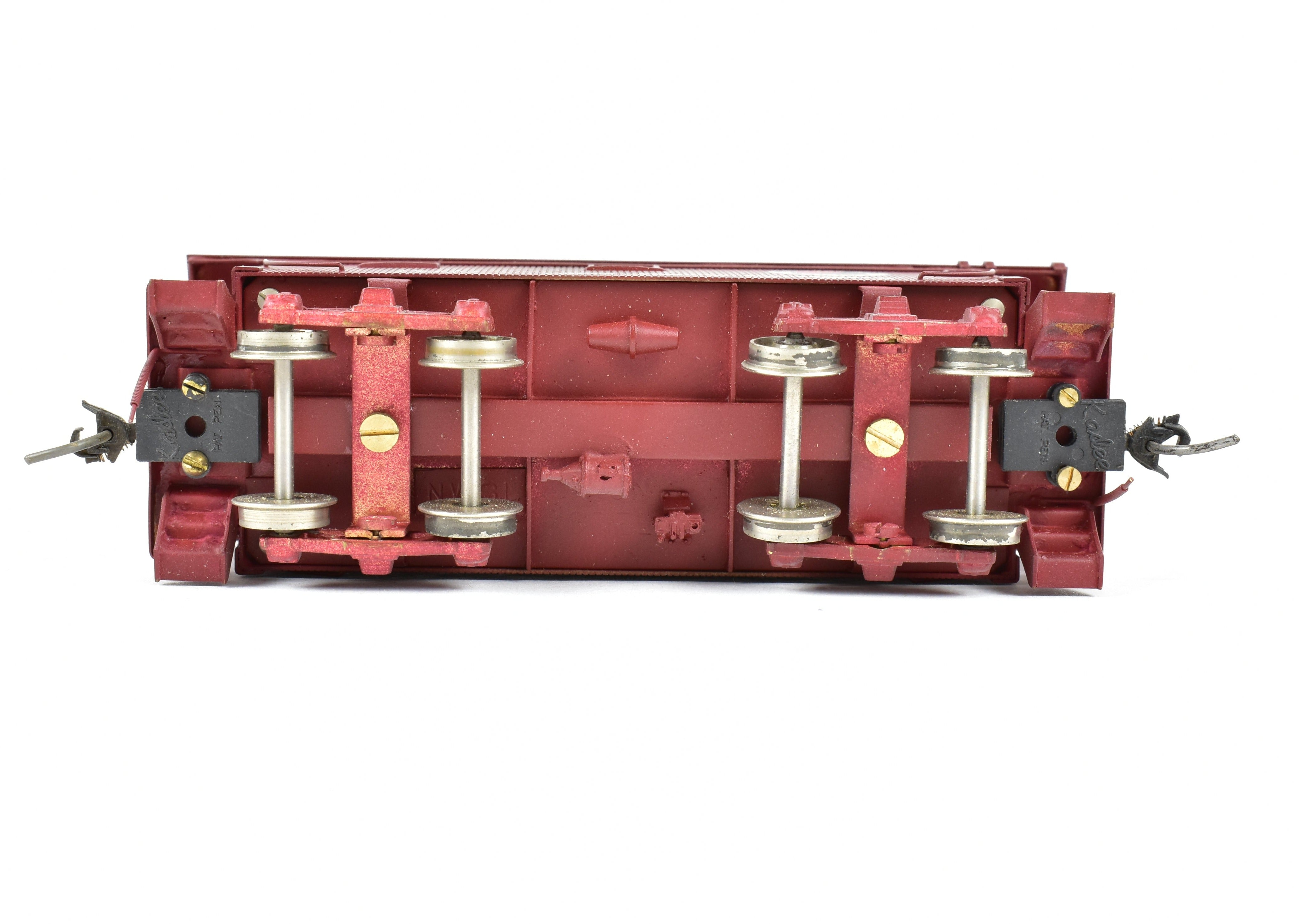 Custom Painted HO Brass NWSL - Northwest Short Line NP - Northern Pacific Wood Caboose