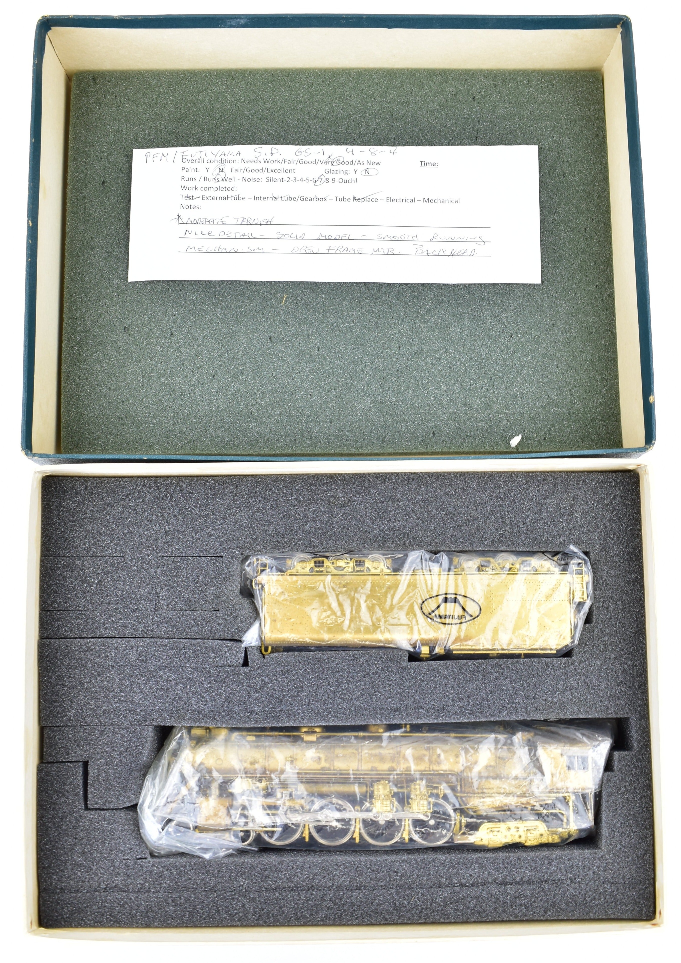 HO Scale Brass Model Train - PFM - Fujiyama Southern Pacific Class GS - 1 4 - 8 - 4 Crown Model