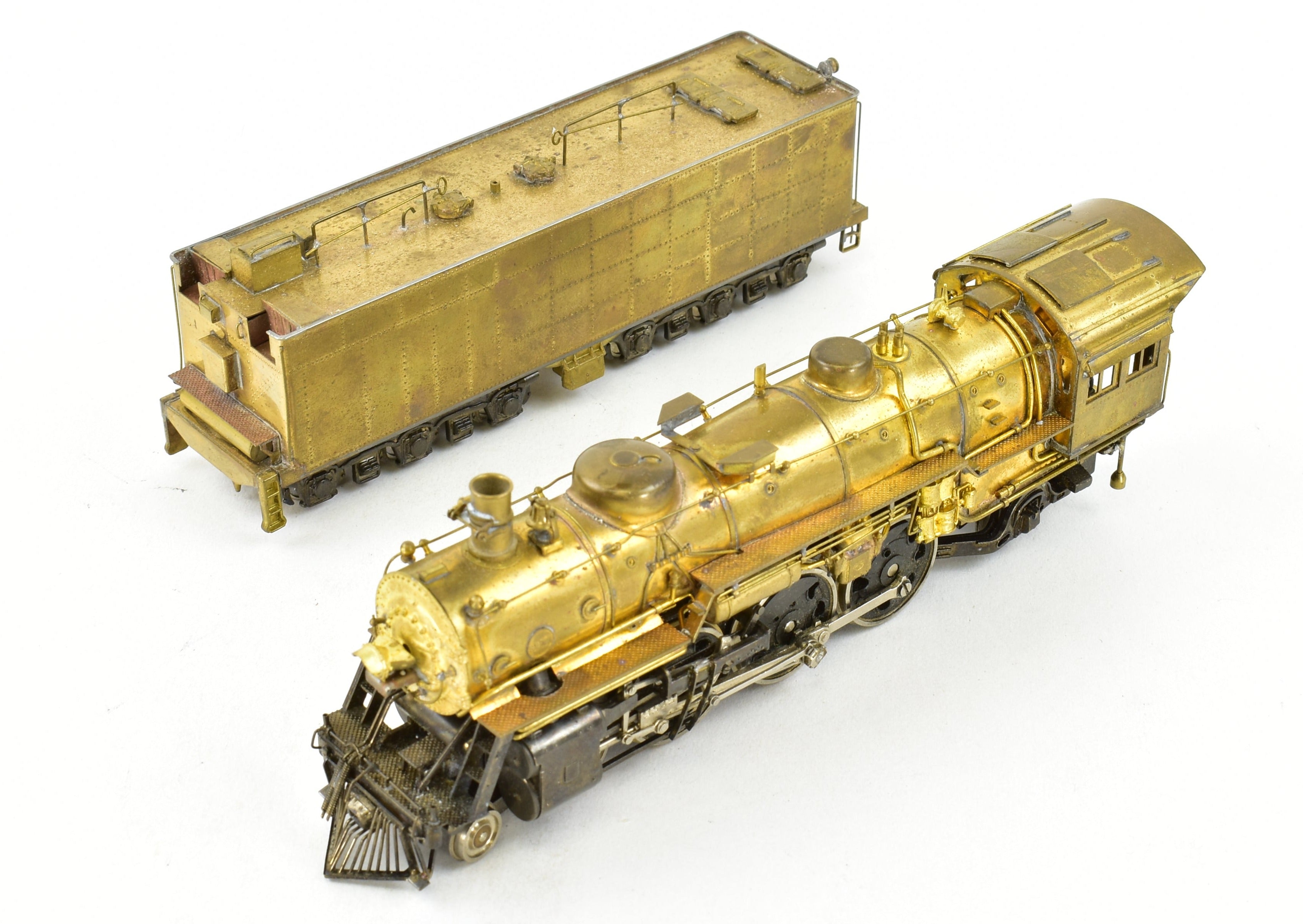 HO Scale Brass Max Gray ATSF - Santa Fe 4-6-2 Heavy Pacific Model Train