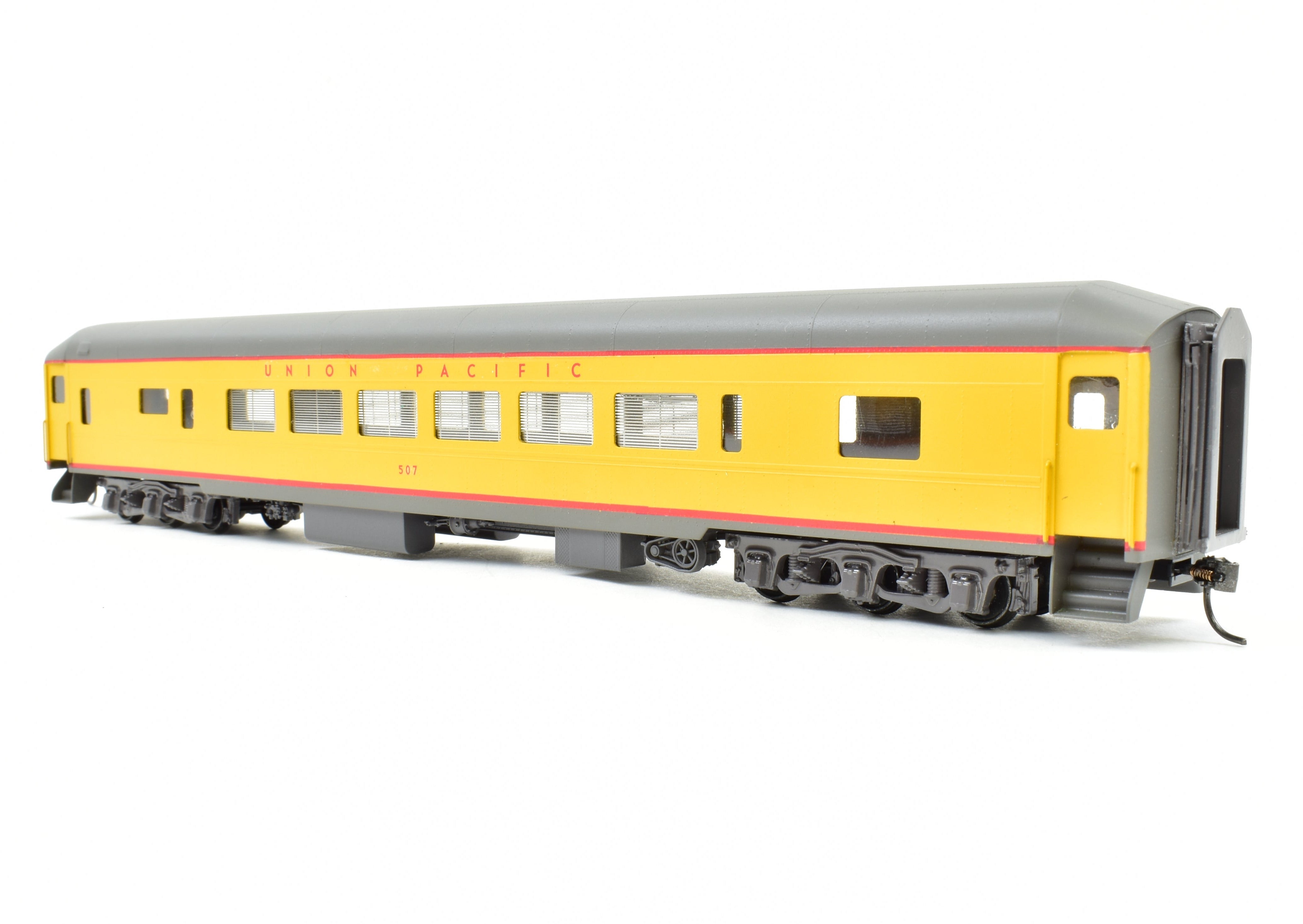 HO Scale Brass Nickel Plate Products (NPP) Union Pacific Chair Car Model No. 507 with Custom Professional Painting
