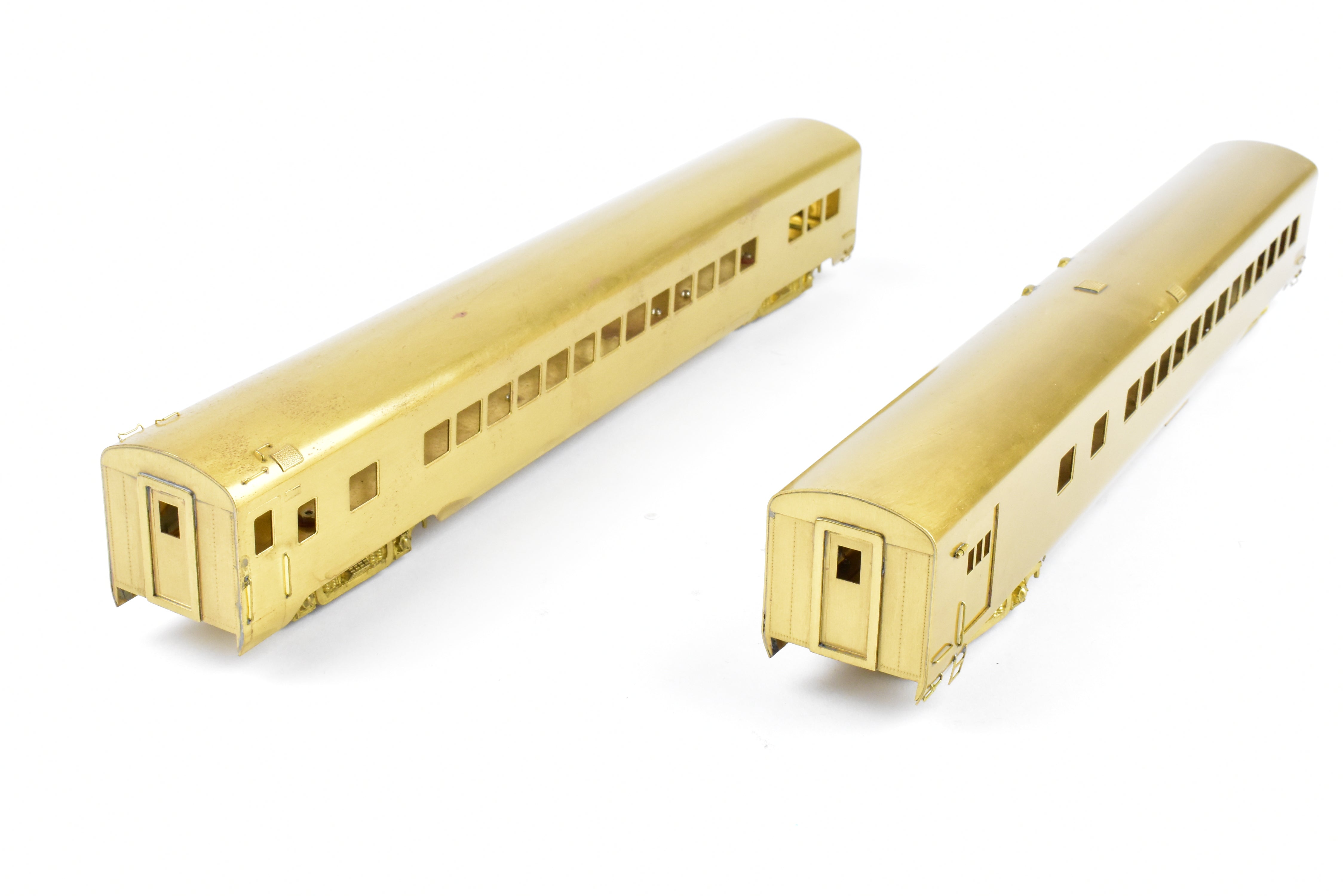 HO Brass NPP Nickel Plate 2-Car Baggage & Parlor Set - C&NW Chicago & Northwestern