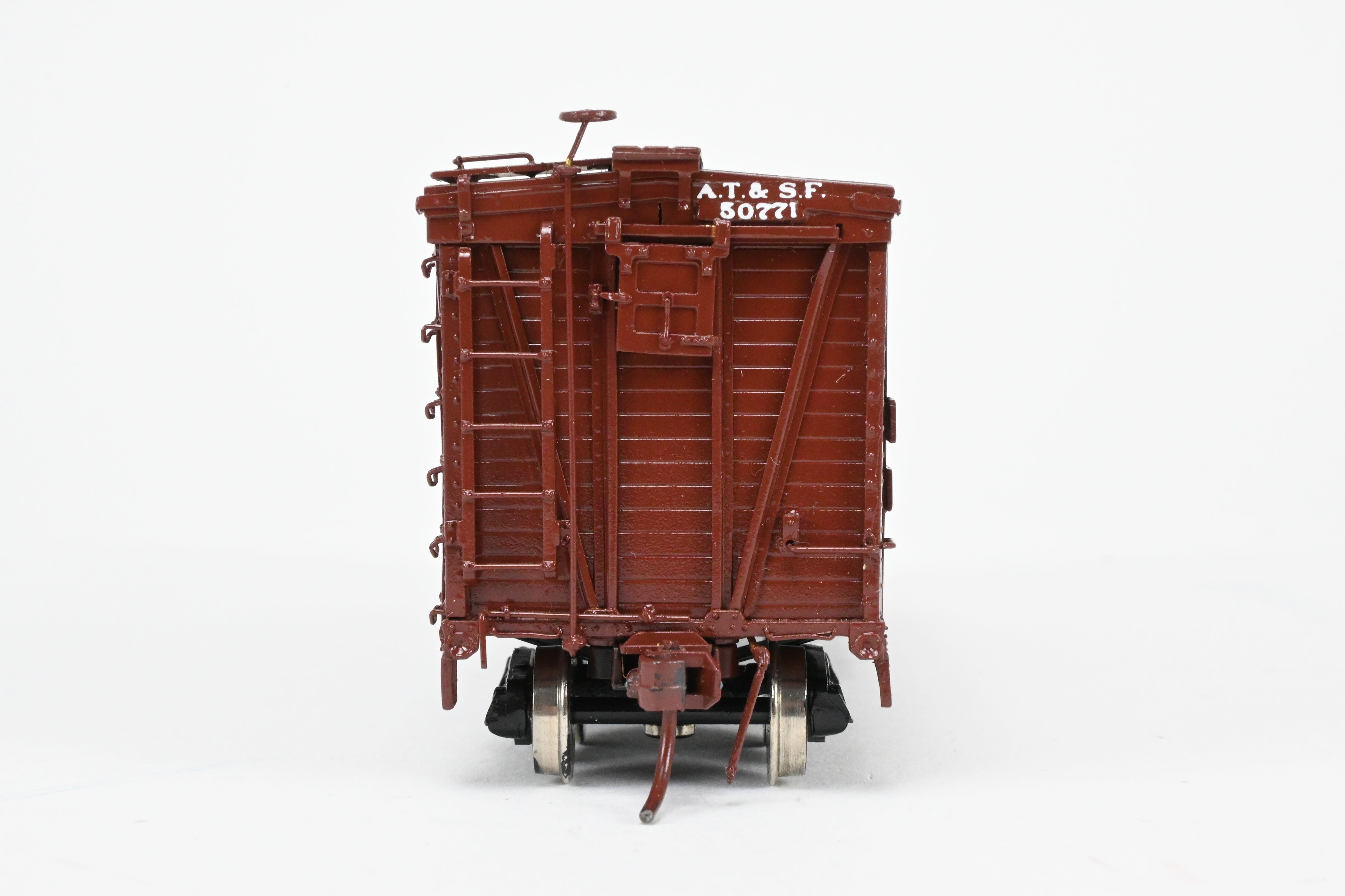 HO Scale Brass ATSF - Santa Fe Sk-R Stock Car No. 60771 Custom Painted