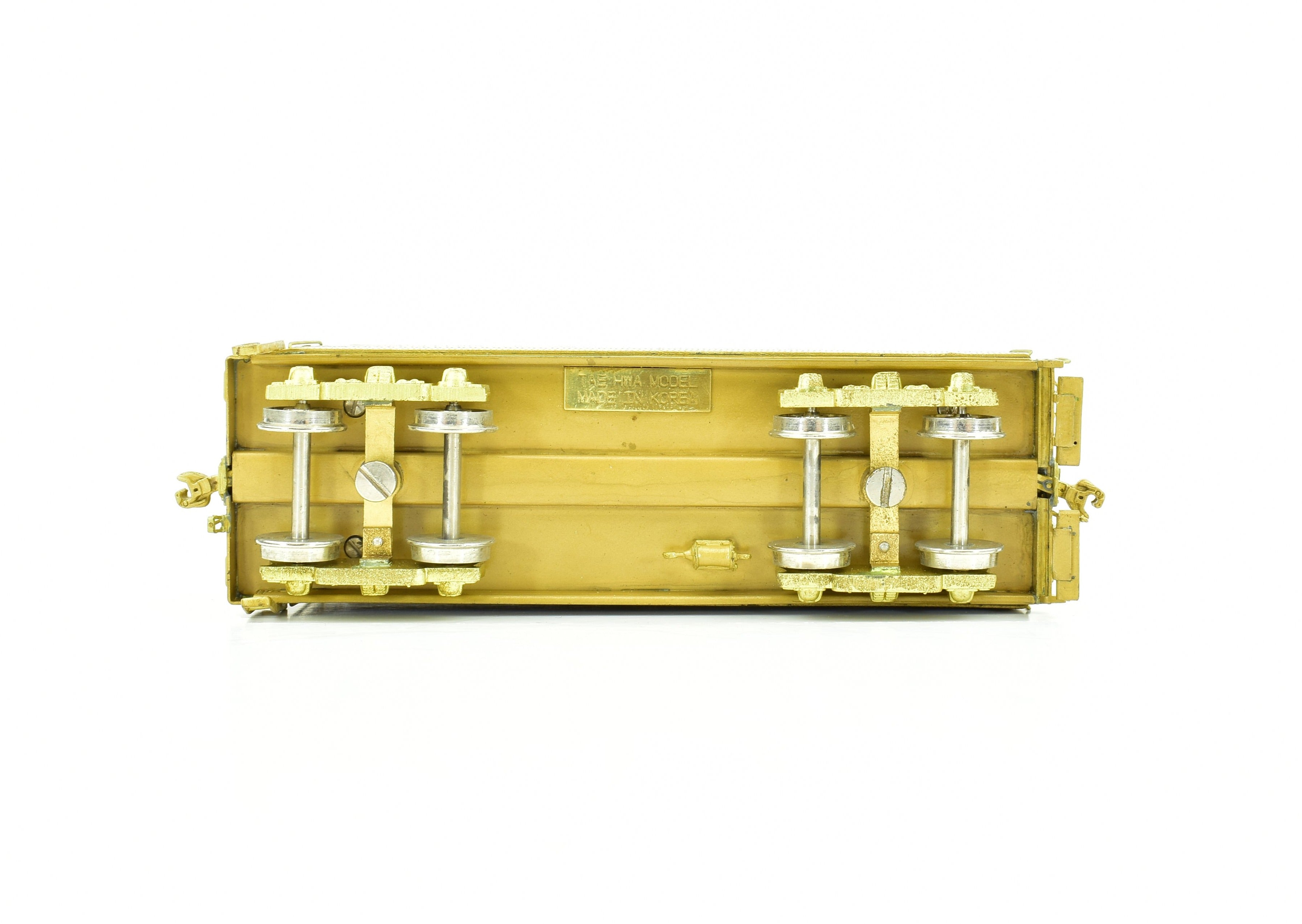 HO Scale Brass NPP Nickel - Plated Auxiliary Tender for CB&Q and C&S Routes
