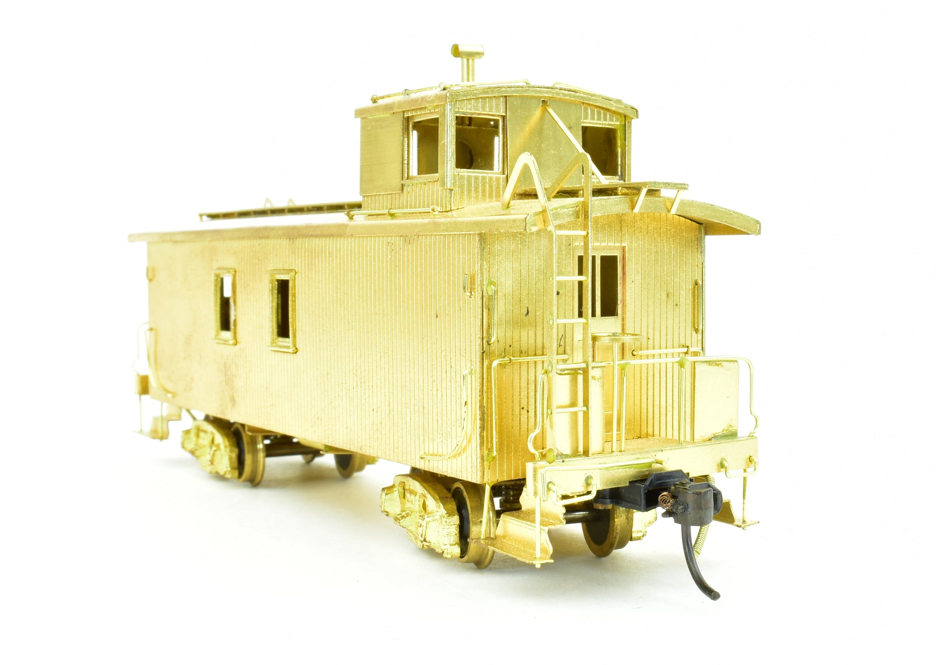 HO Scale Brass Model of Pacific Fast Mail (PFM) Canadian Pacific Railway Wood Caboose