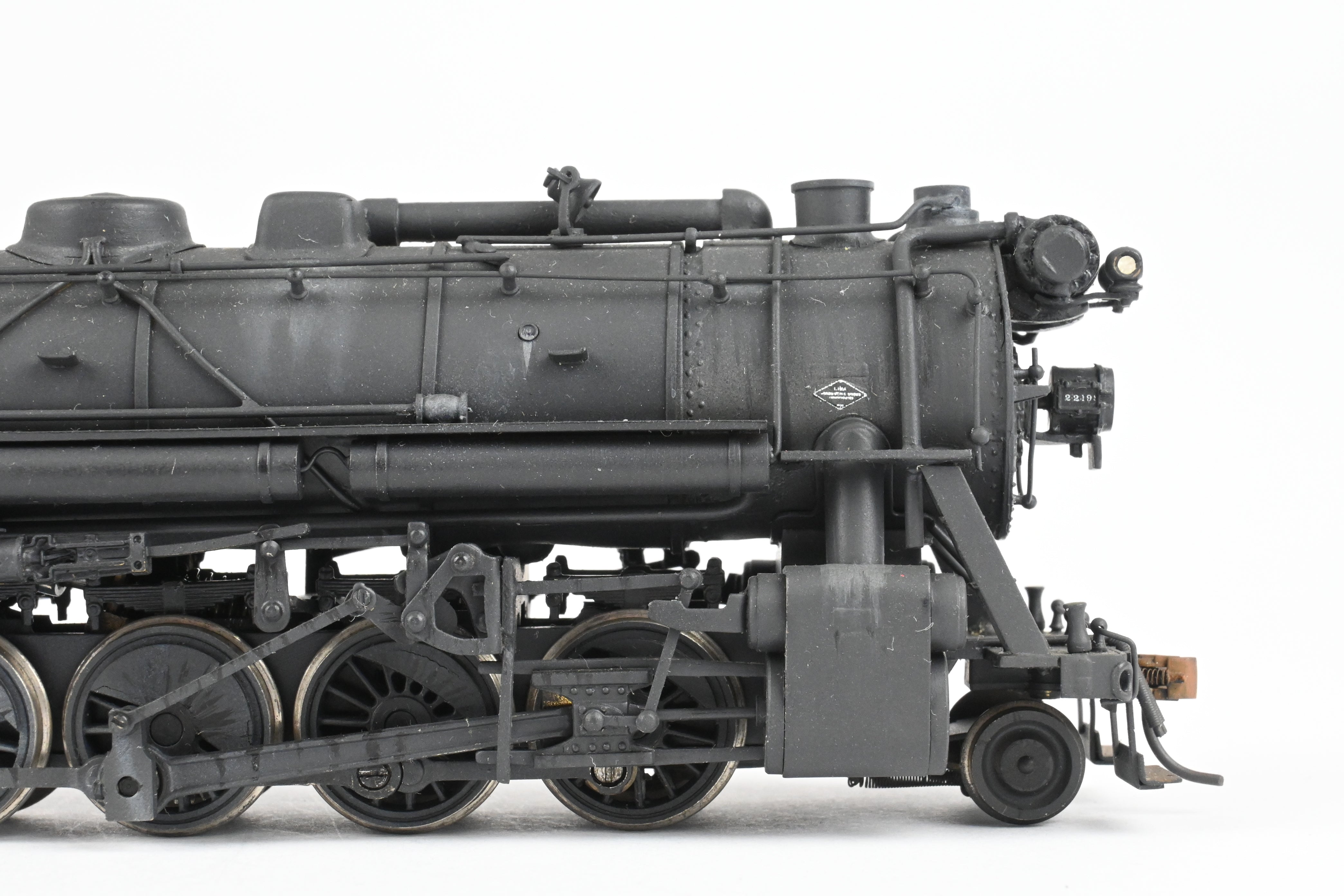 HO Scale Brass LMB NYC - New York Central 2-8-2 H-10a Mikado #2219 Custom Painted & Weathered