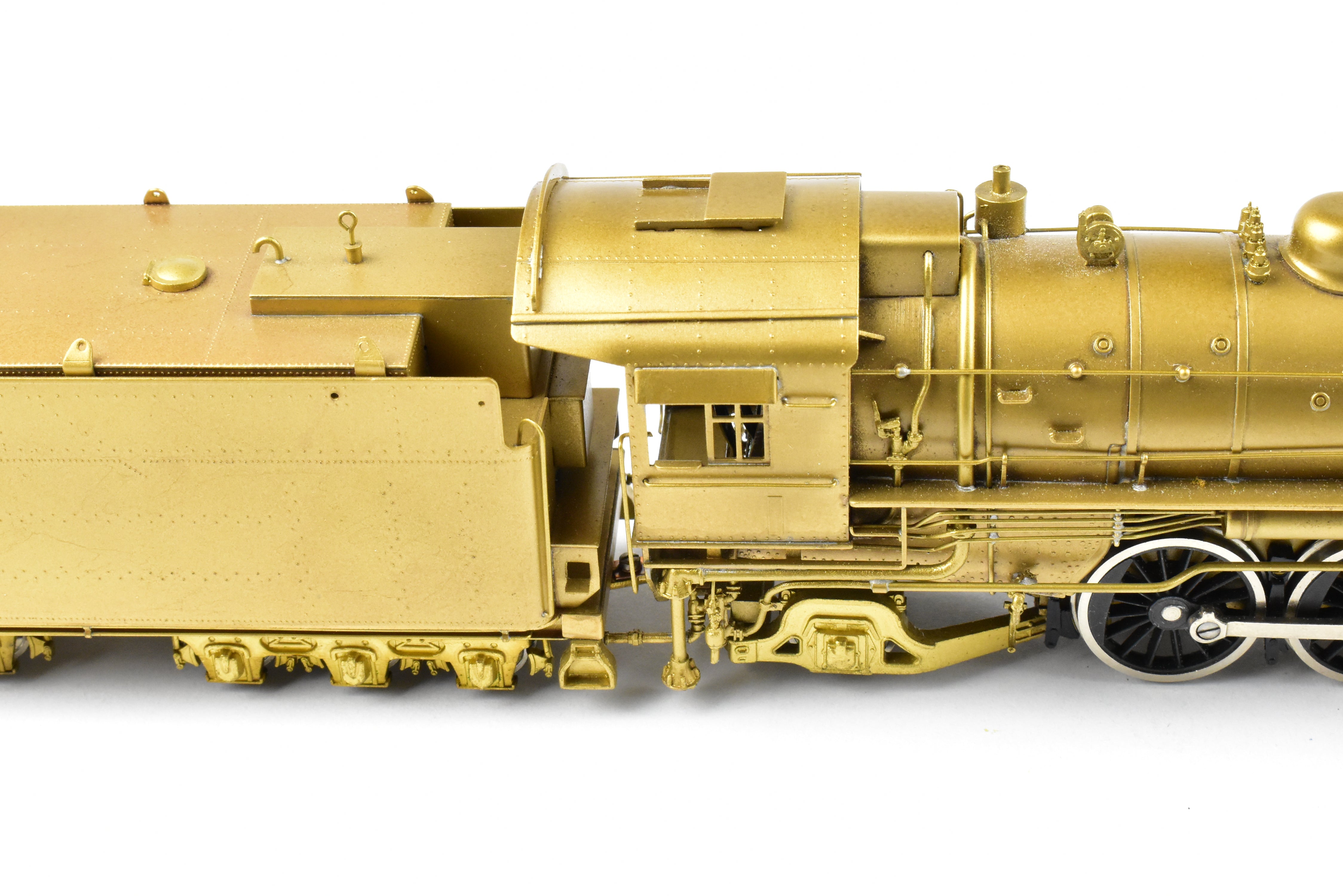 HO Scale Brass Toby PFM Frisco 4-8-2 Mountain Locomotive with Plated Cylinders