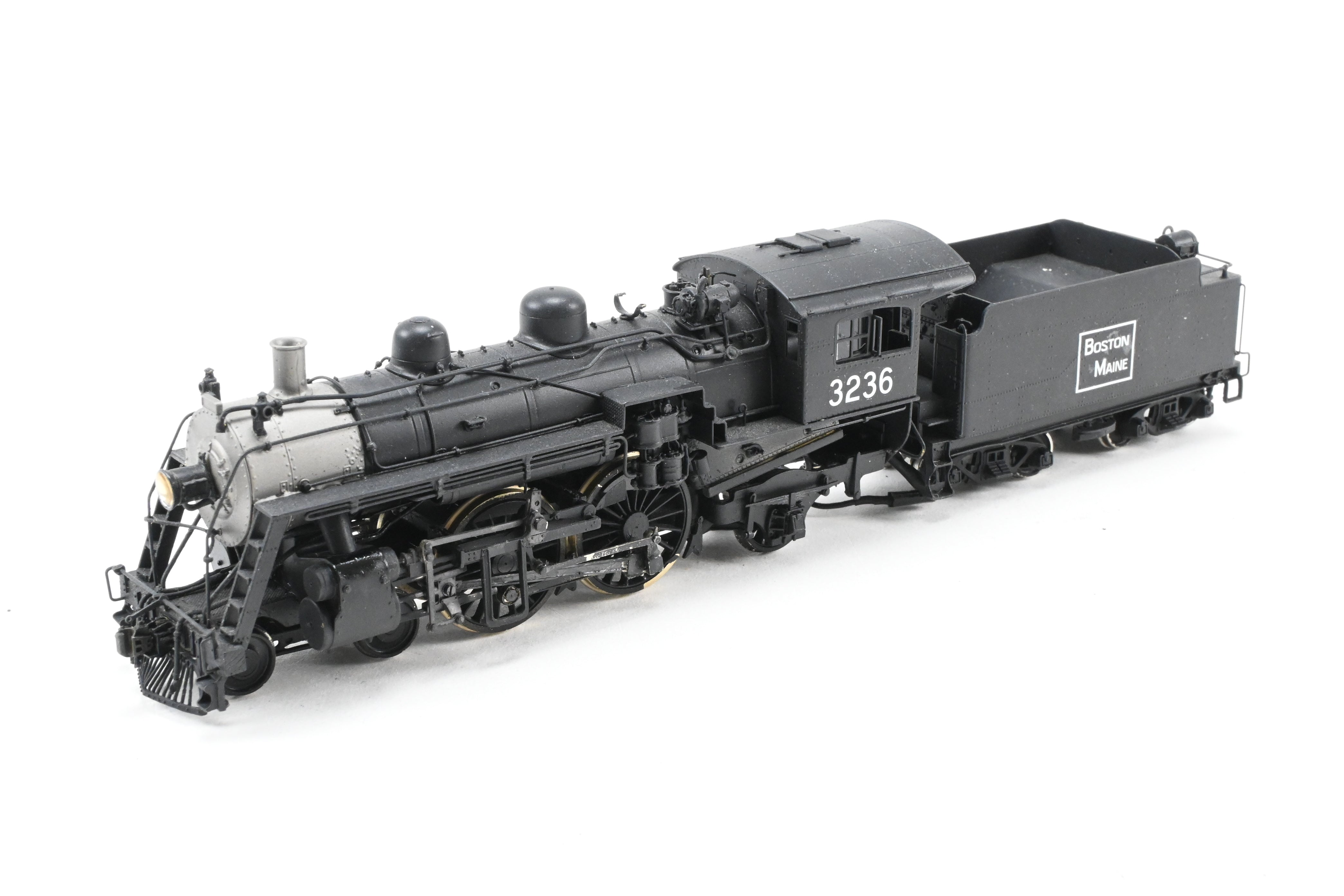 HO Scale Brass Model Train - New England Rail Service (NERS) Boston & Maine (B&M) Class J - 1 4 - 4 - 2 Atlantic Locomotive CP No. 3236