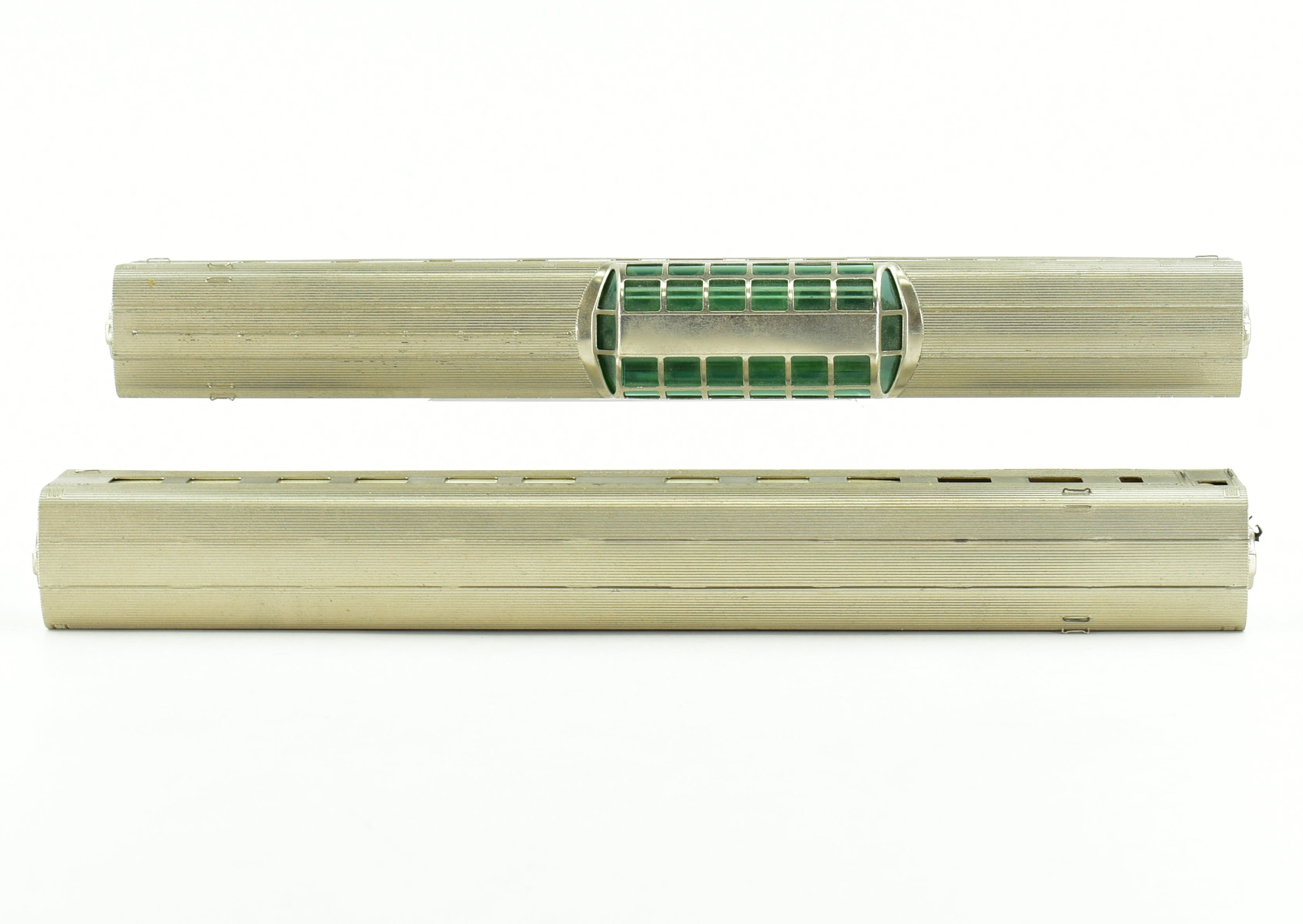 HO Scale Brass Model Train Set of Nickel Plate Products (NPP) Featuring CB&Q - Burlington Route, WP & D&RGW California Zephyr Buffet Lounge, Dome, Pullman Sleeper