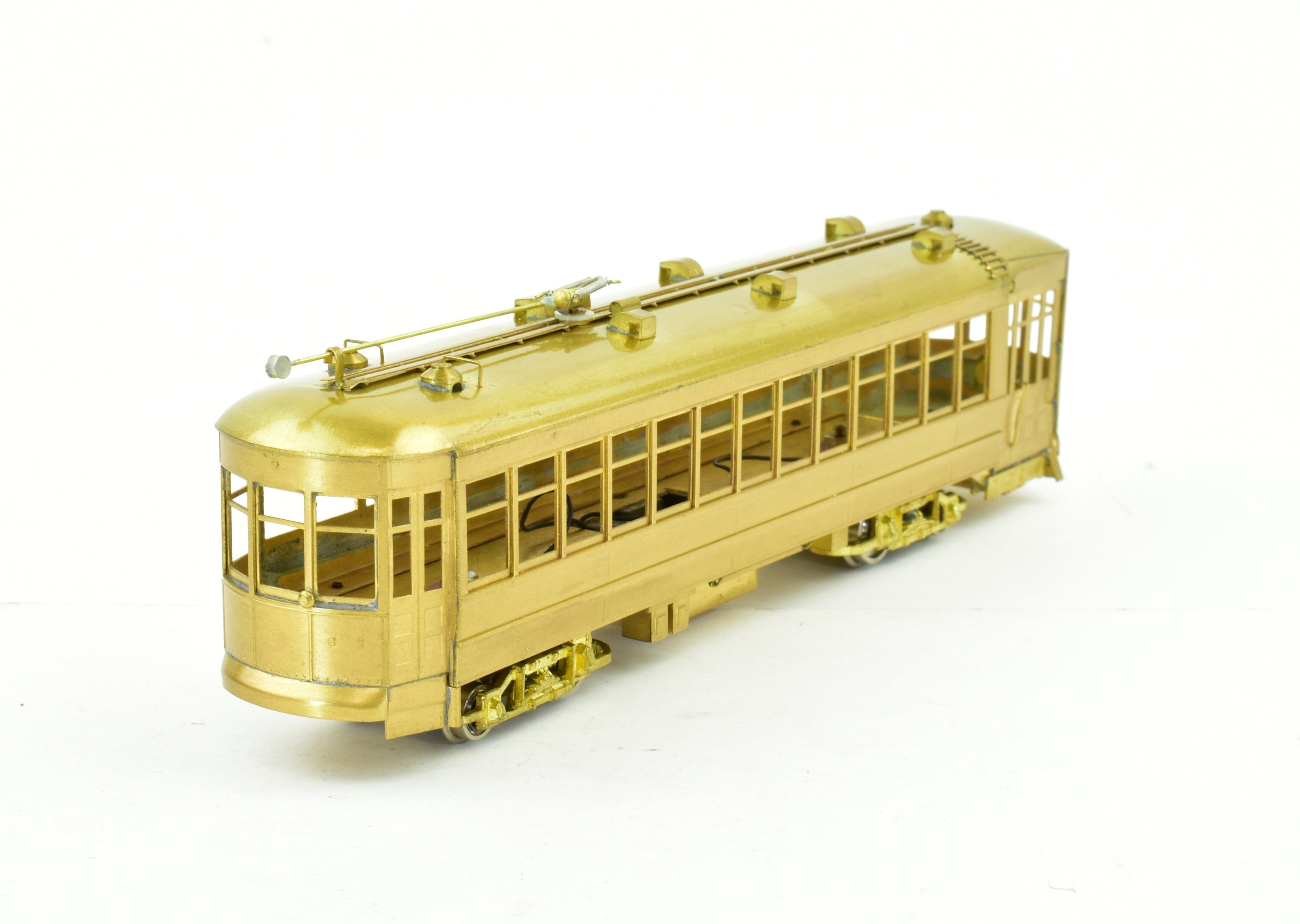 HO Scale Brass Model Train - MTS Imports CSL Chicago Surface Lines 5703 - 5827 Nearside Car for Model Railroading Enthusiasts