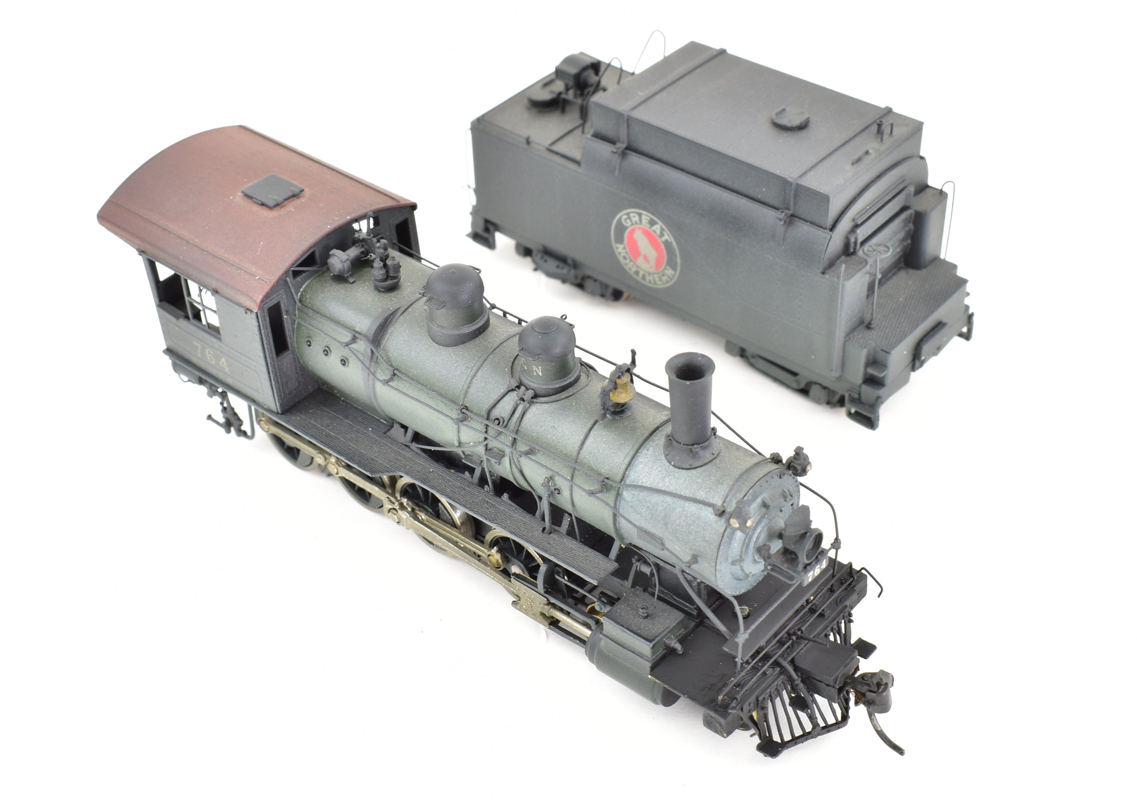 Custom Painted HO Brass Samhongsa Great Northern G - 3 Class 4 - 8 - 0 Mastodon PFM
