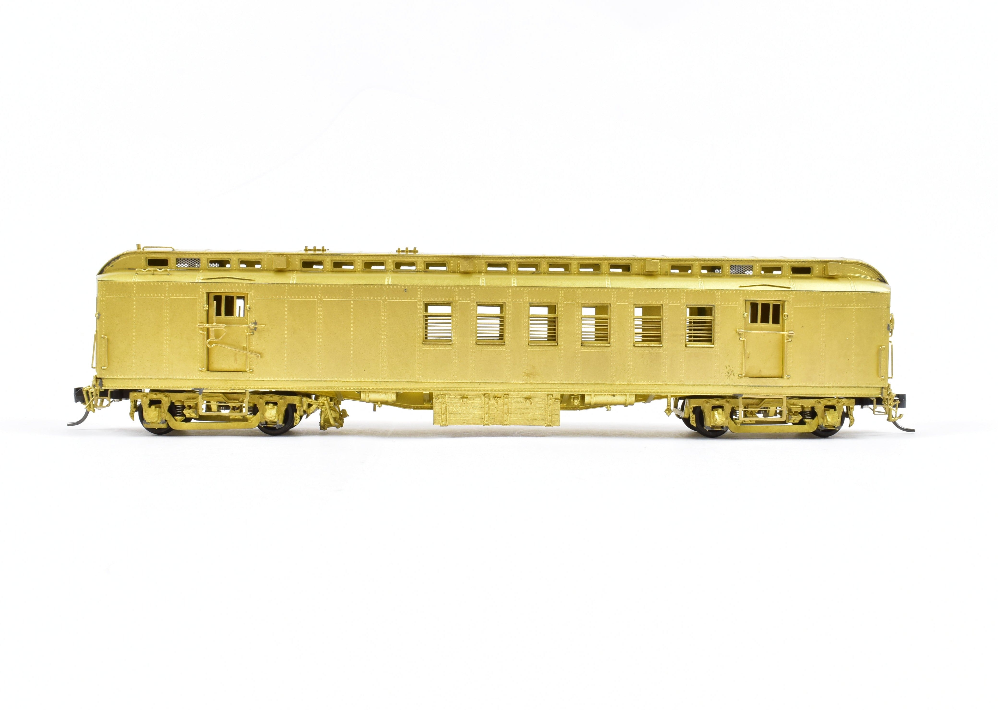 HO Scale Brass ATSF - Santa Fe Heavyweight RPO #60 - 69 with Skylight by Pecos River