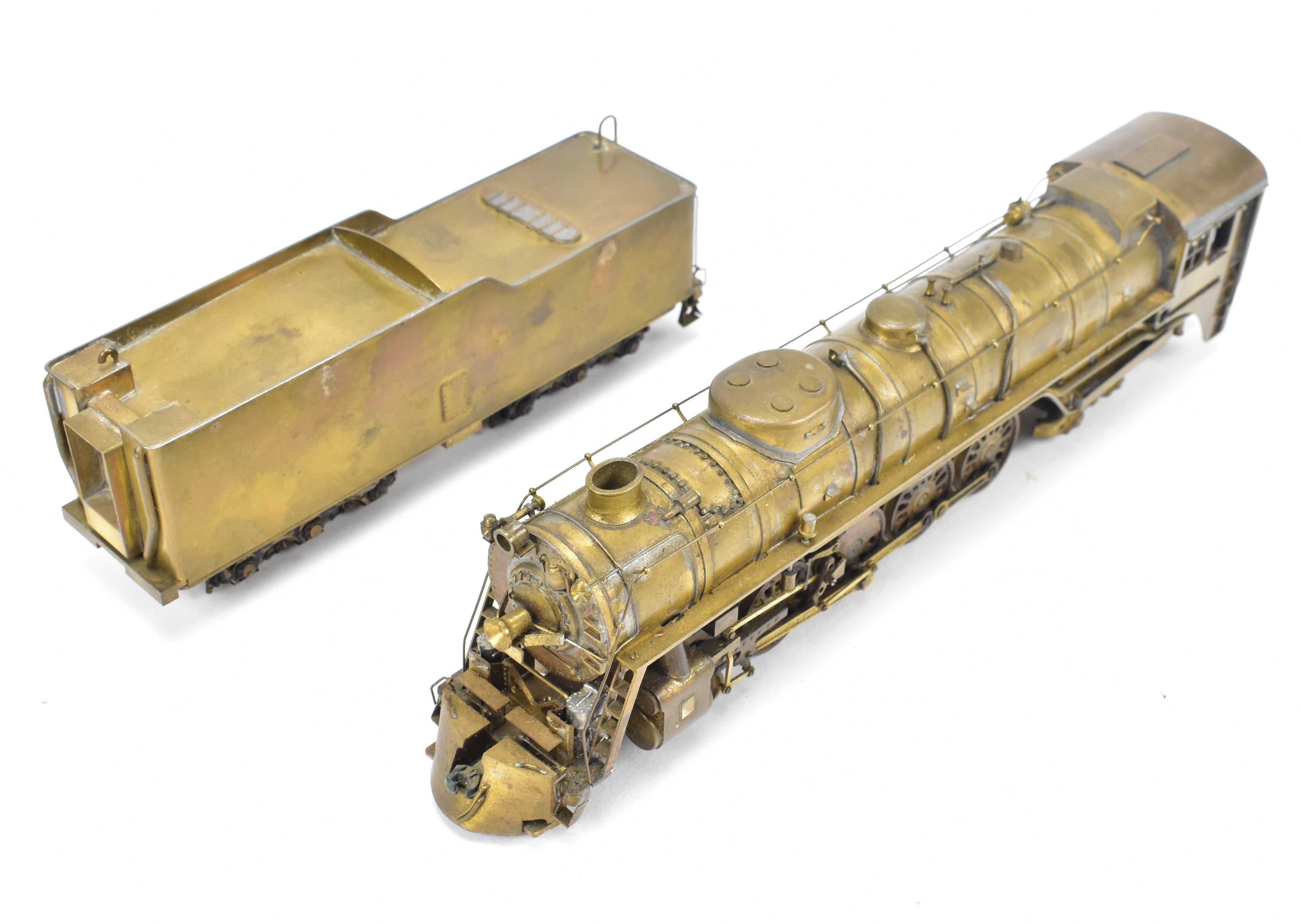 High - Quality HO Scale Brass Pacific Fast Mail Model Train - Tetsudo MILW - Milwaukee Road 4 - 8 - 4 S - 2, Hand - Crafted in 1956, One of Only 8 Produced!