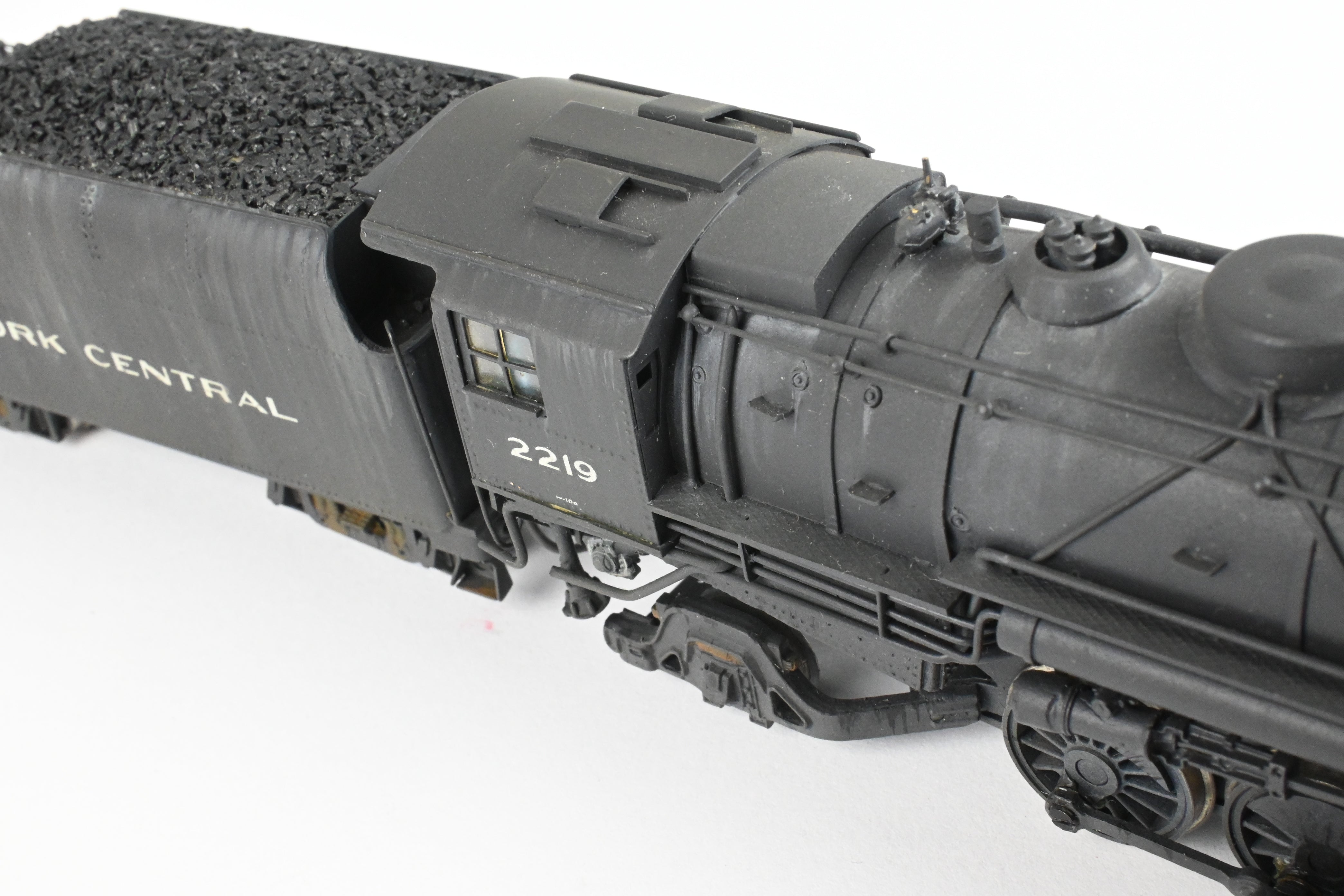 HO Scale Brass LMB NYC - New York Central 2-8-2 H-10a Mikado #2219 Custom Painted & Weathered