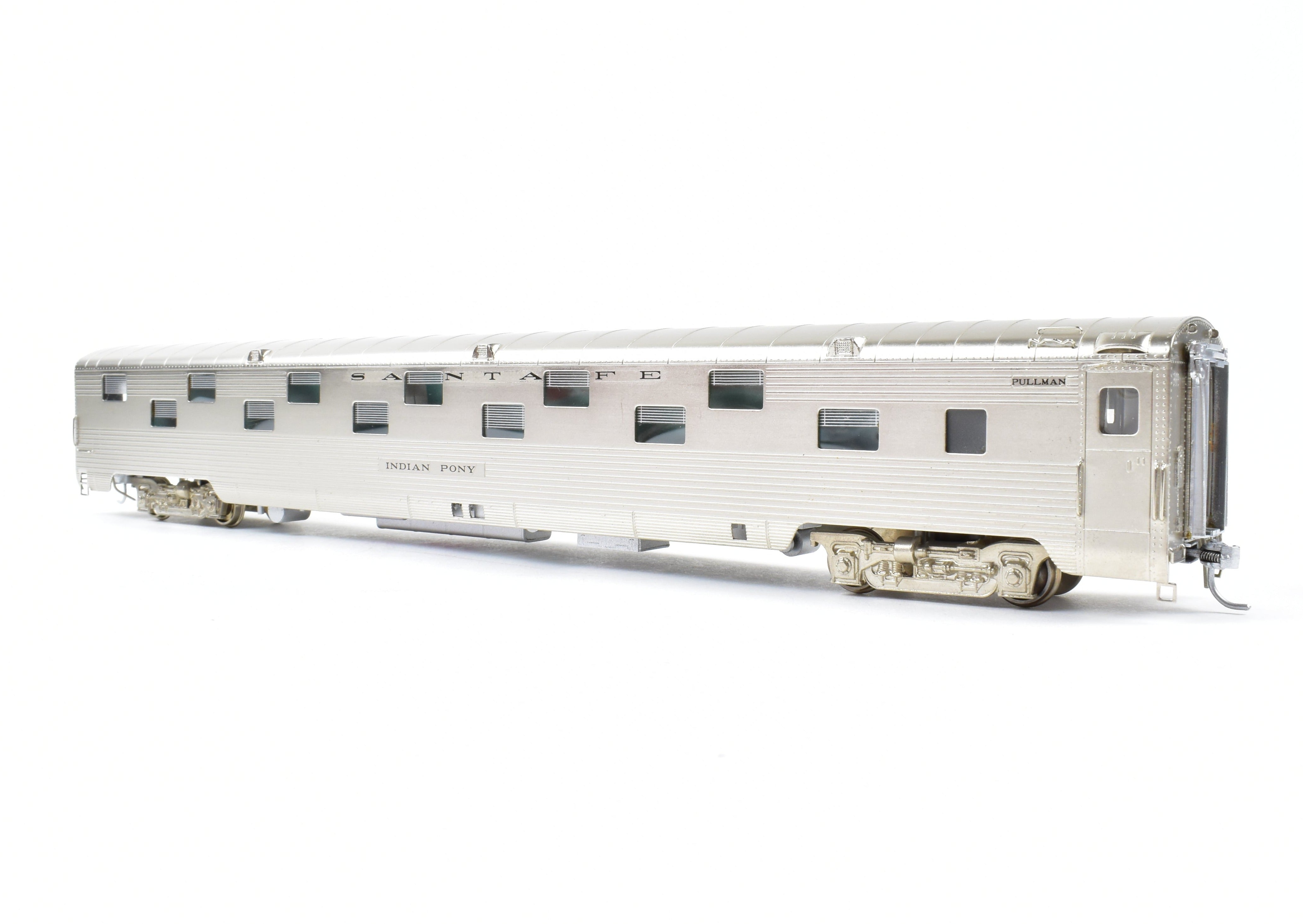 HO Scale Brass Soho ATSF - Santa Fe Indian Series 24 Duplex Sleeper Model with Custom Finished Indian Pony Design