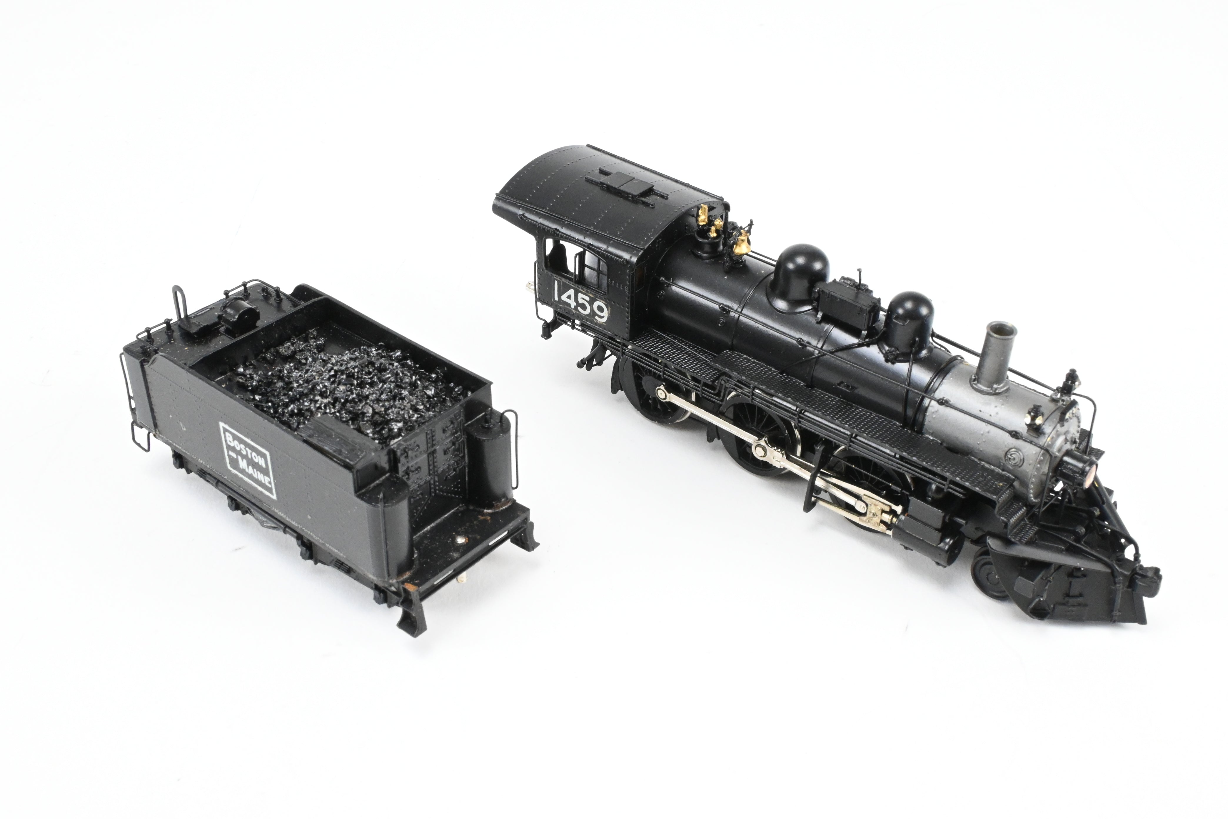 HO Scale Brass PFM Samhongsa Boston & Maine 2-6-0 B-15 CP No. 1459 w/Snowplow