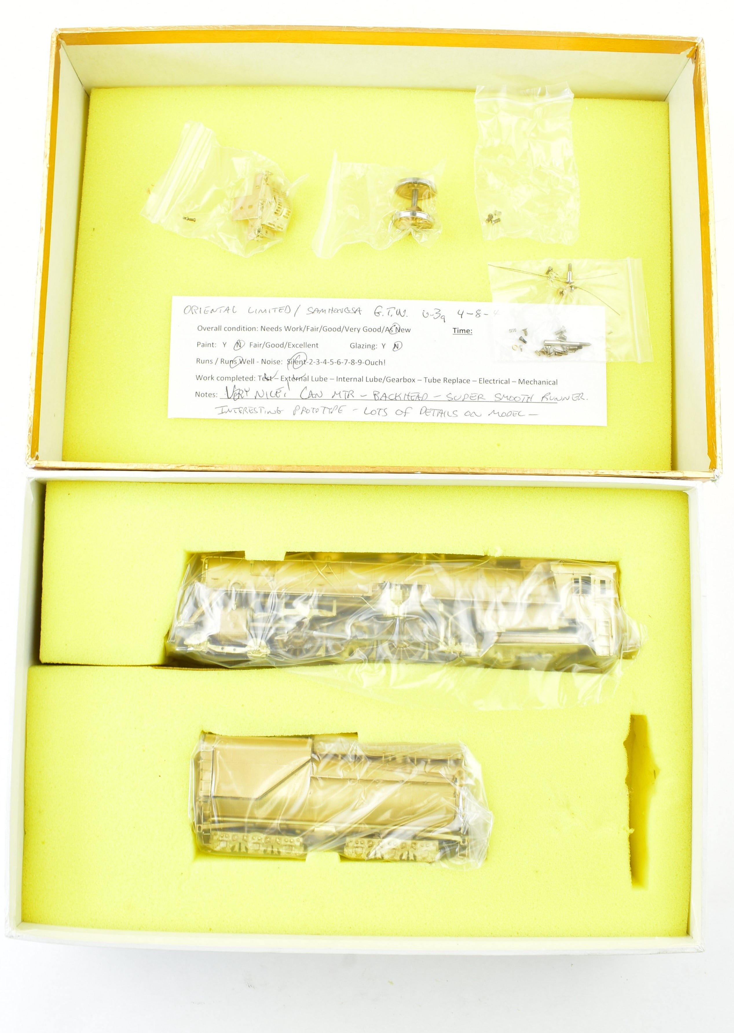 HO Scale Brass Oriental Limited Model Train - Grand Trunk Western U3a 4-8-4 Locomotive Replica