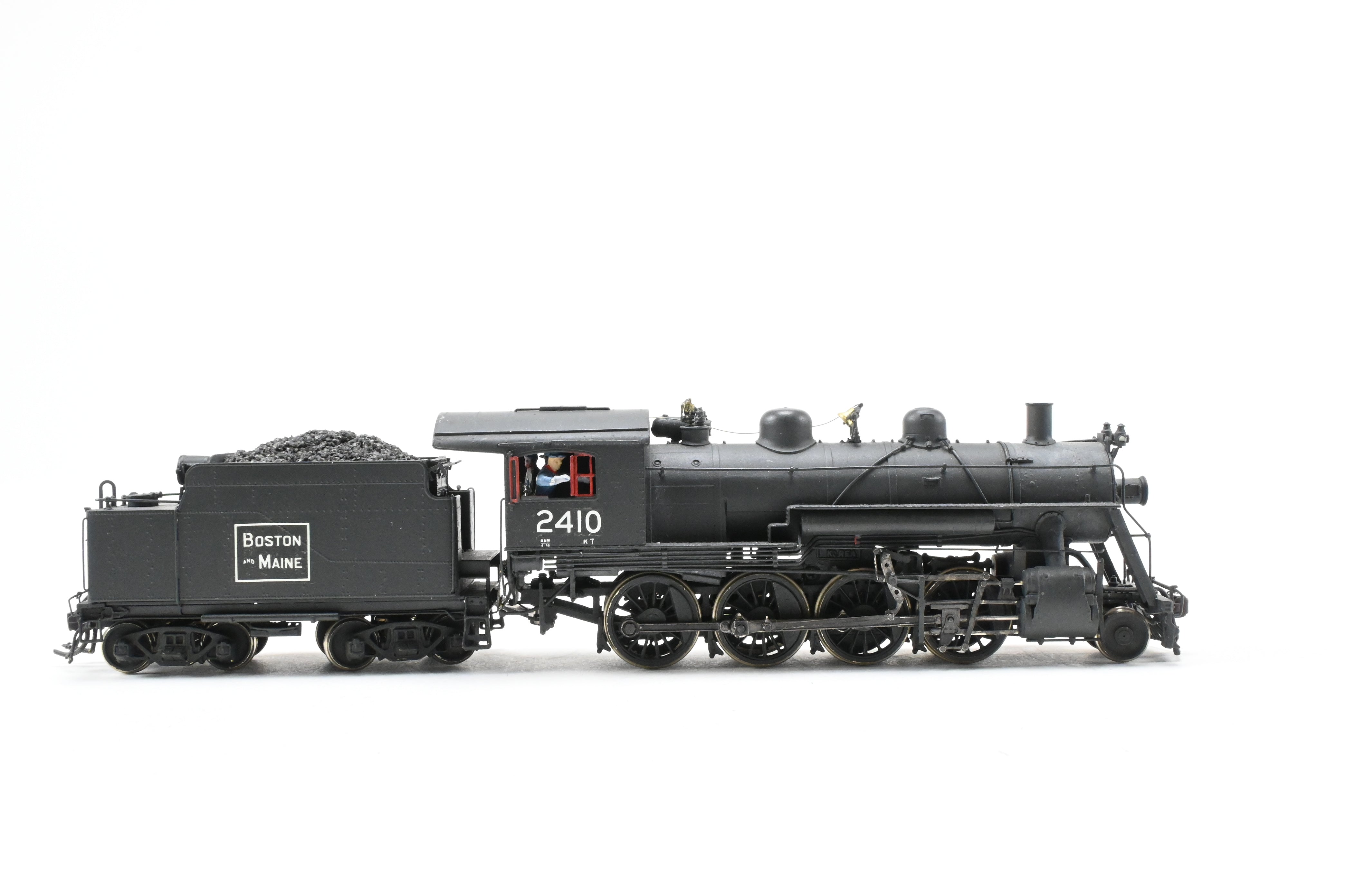 HO Brass NERS B&M Class K - 7A 2 - 8 - 0 Consolidation CP No. 2410 Reboxed Model