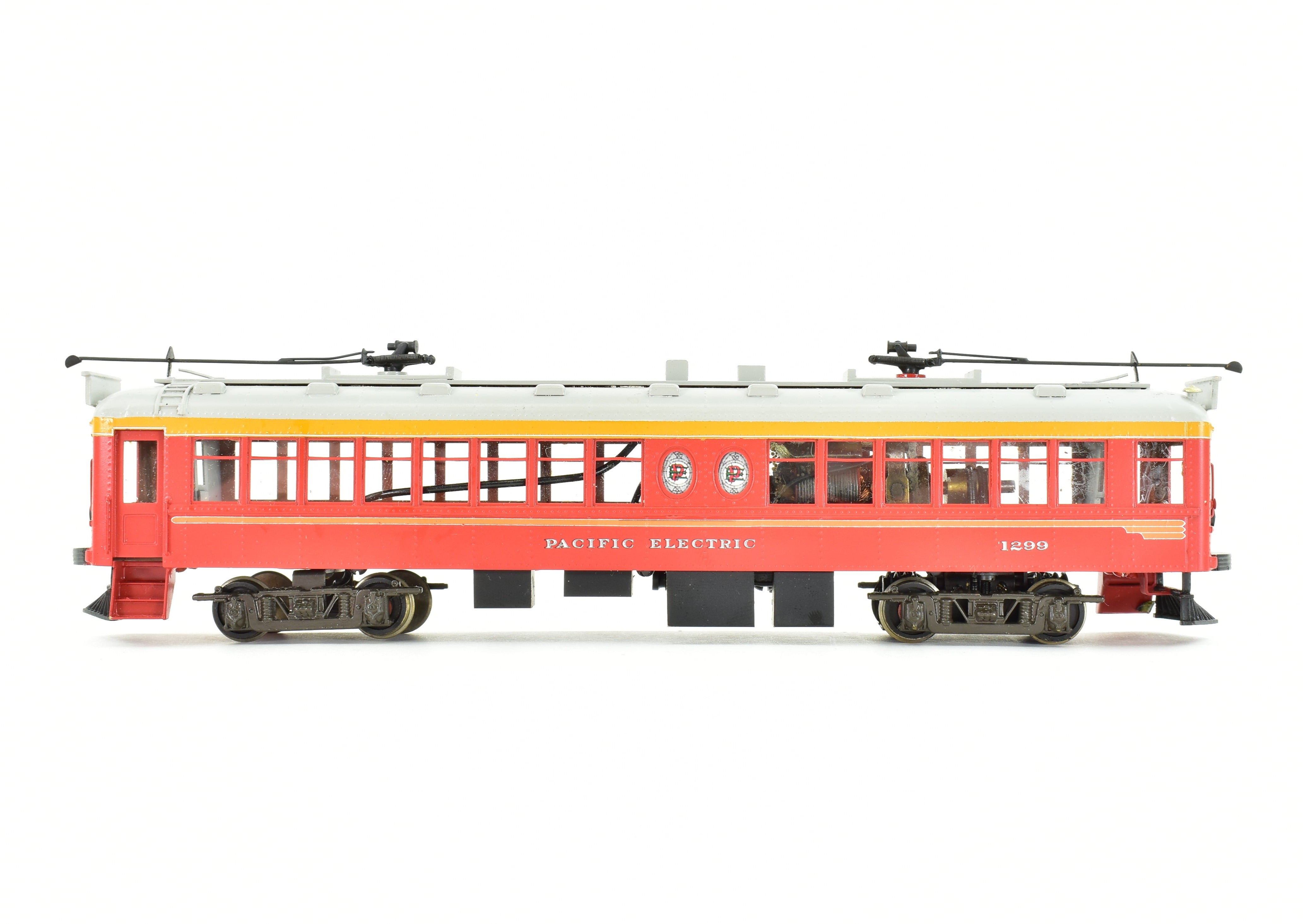 High - Quality HO Scale Brass Suydam Pacific Electric Steel Business Car Model #1299 Professionally Painted and Finished, Presented in ReBoxx Packaging