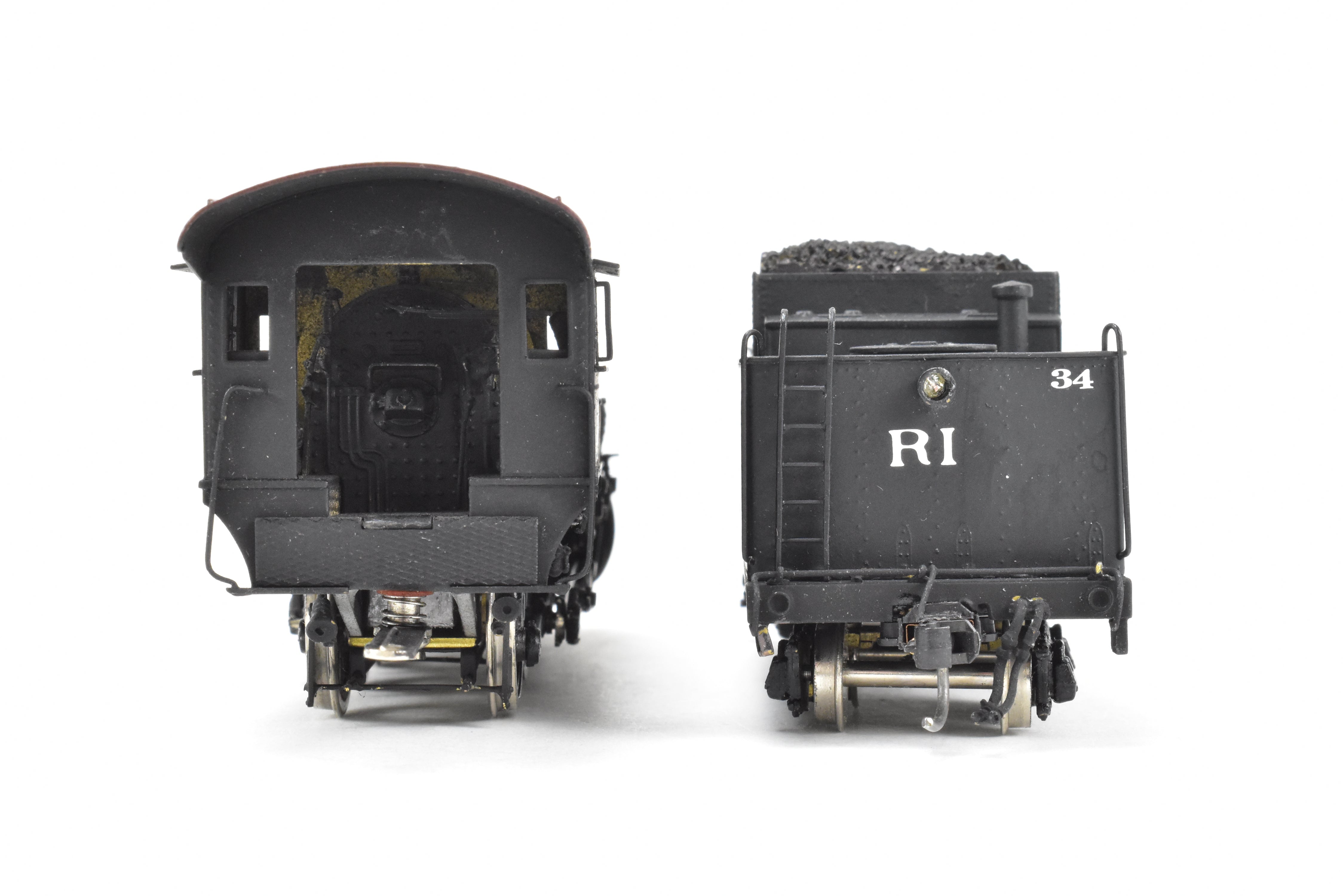 HO Brass PFM Samhongsa 4-6-0 Ten Wheeler CP Red Island #34 Coal Tender Model