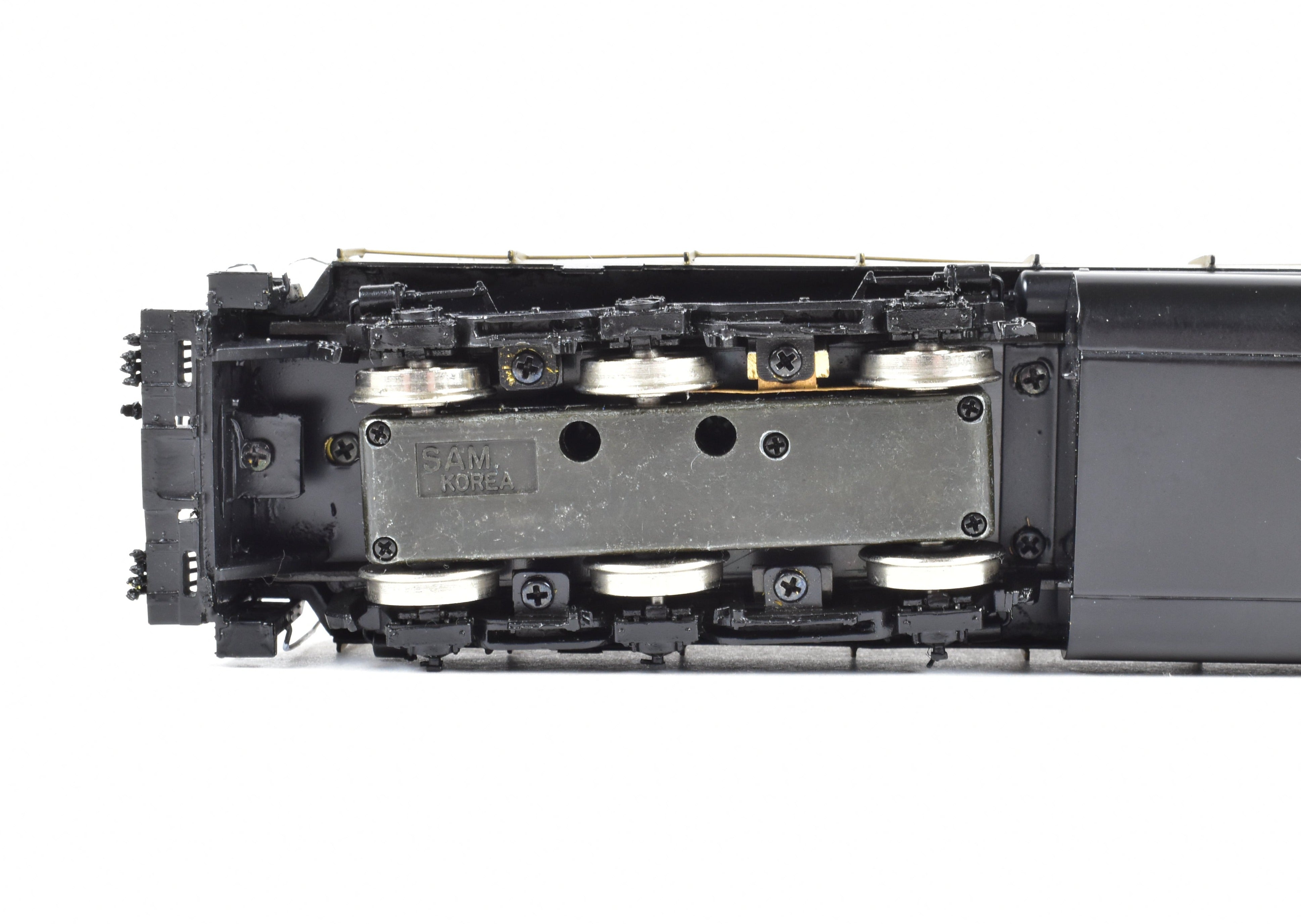 Brass HO-scale Southern Pacific Alco C-628 FP in Alco Demo Colors