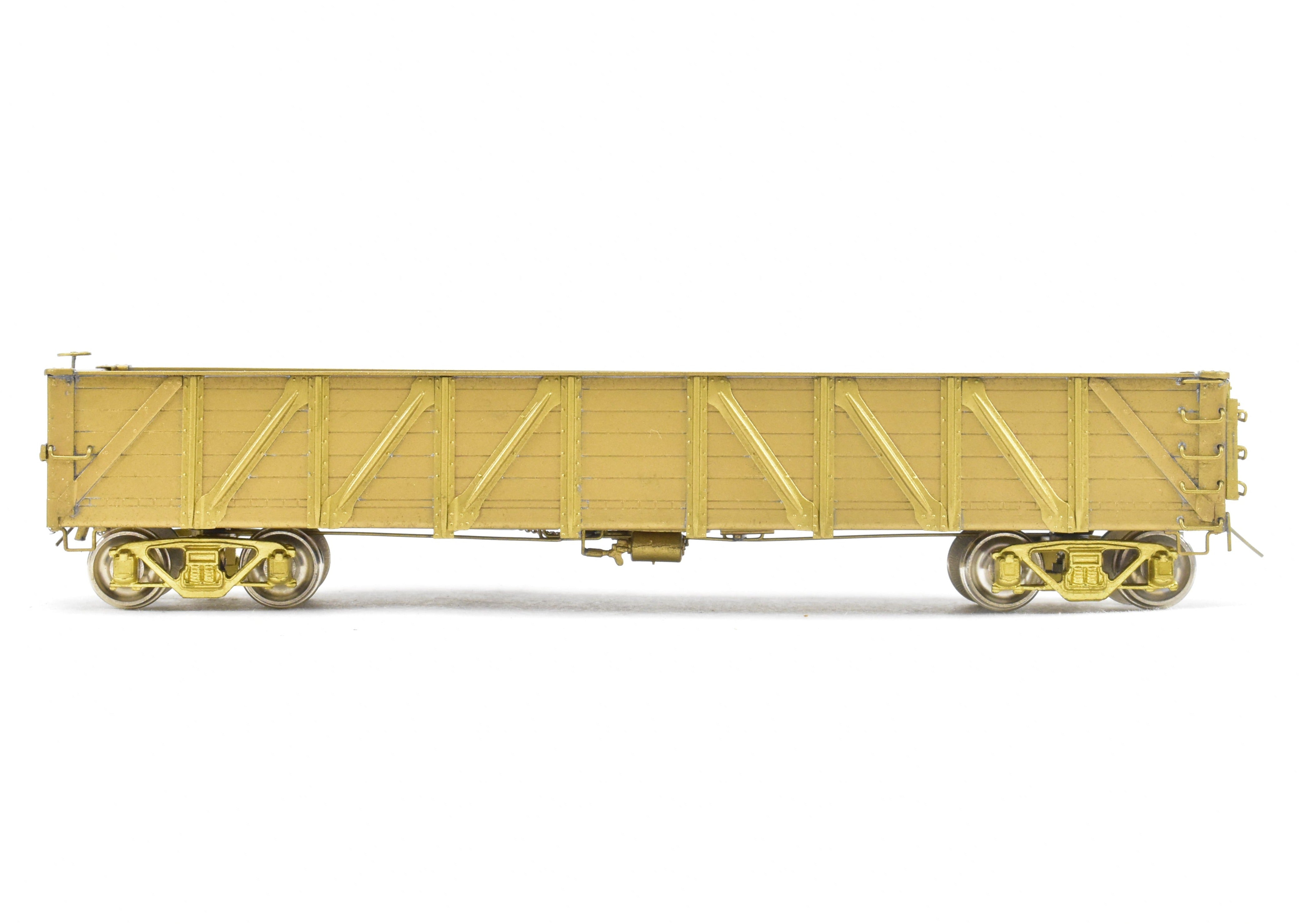 HO Brass Oriental Limited - USRA 40' Composite Drop - Bottom Unpainted Gondola