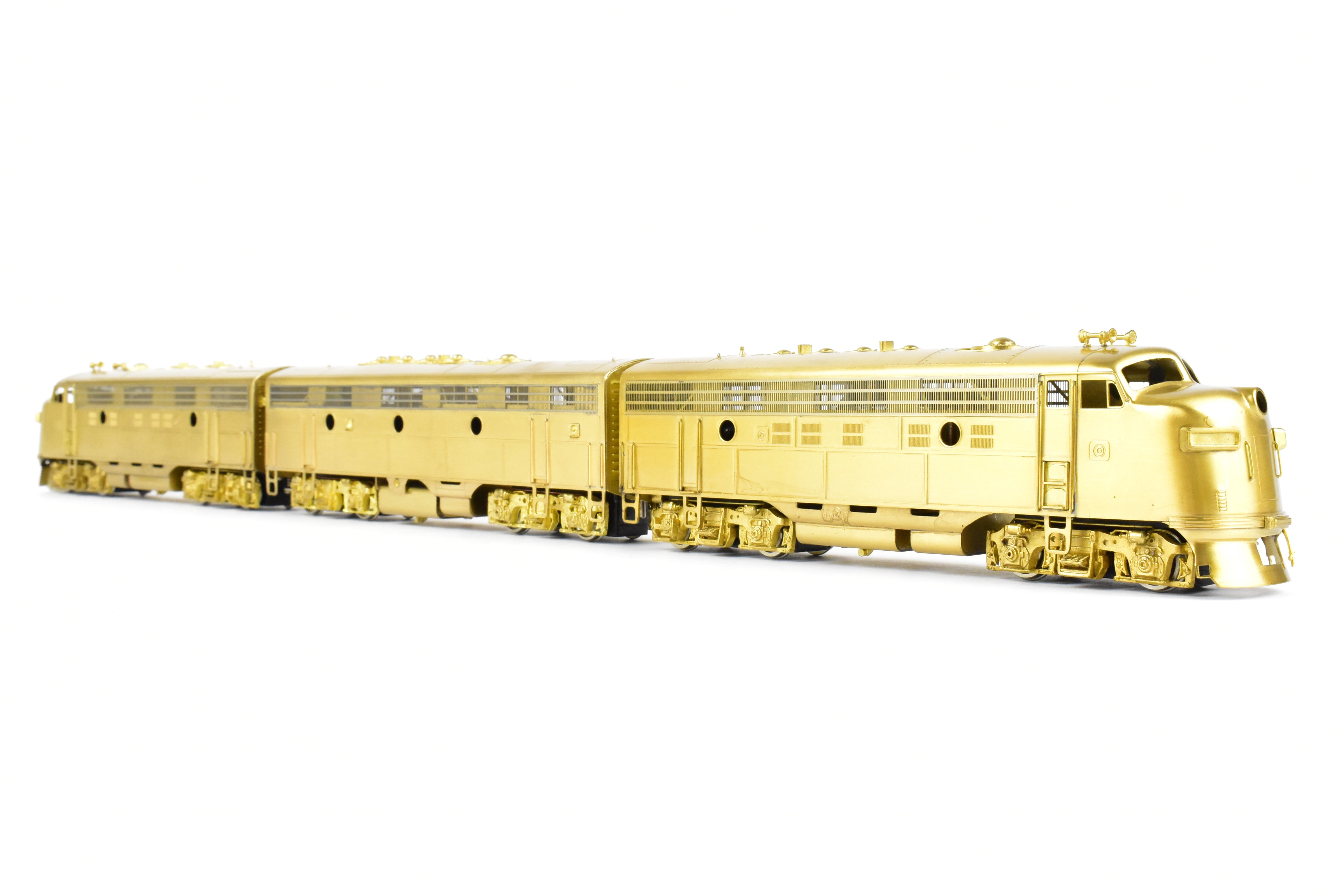 HO Scale Brass Oriental Limited EMD F9 A/B/A Set, 1750 HP Each Unit