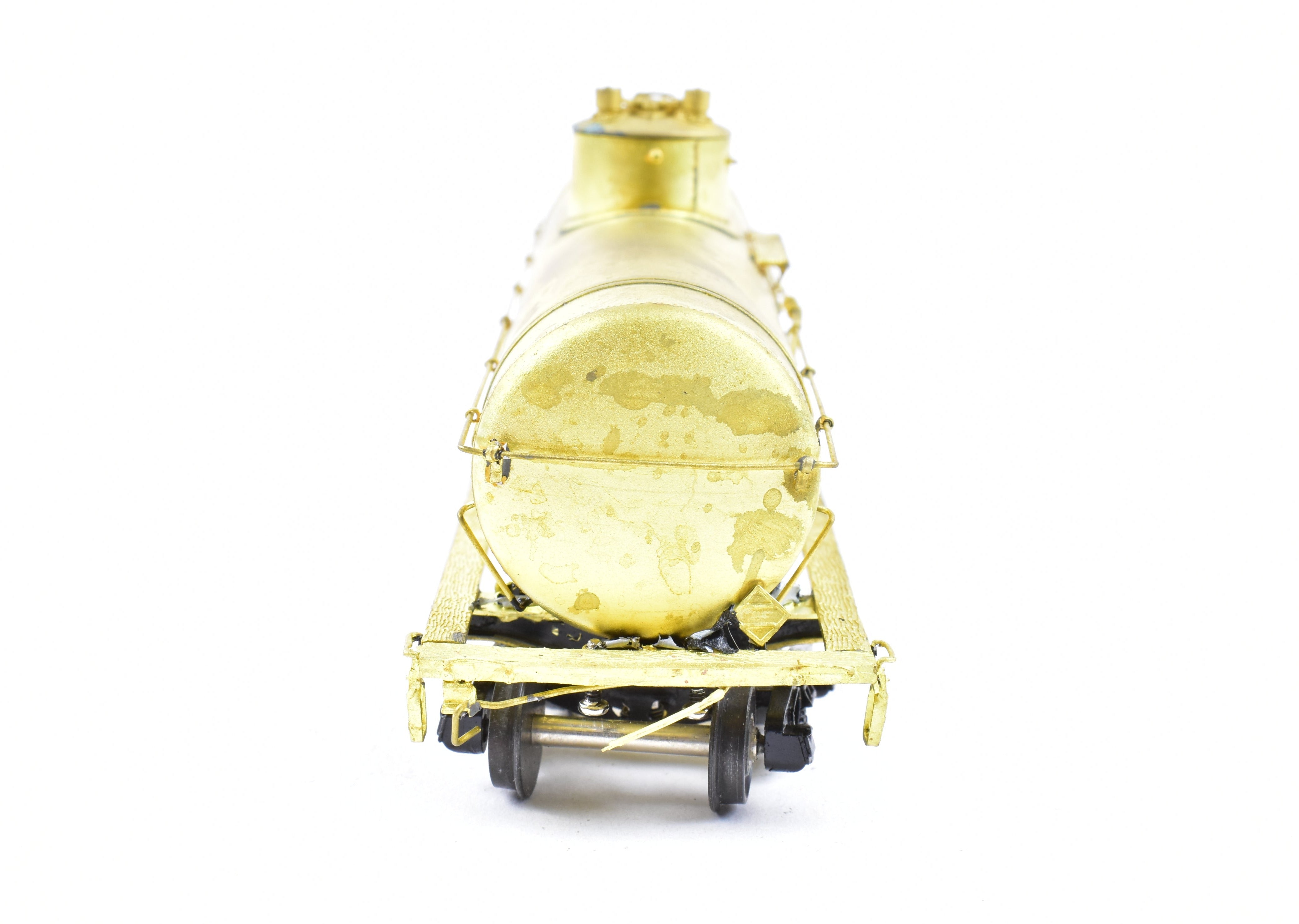 HO Scale Brass Model of Southern Pacific O - 50 - 12 Tank Car by Pecos River Brass with KC Brake System