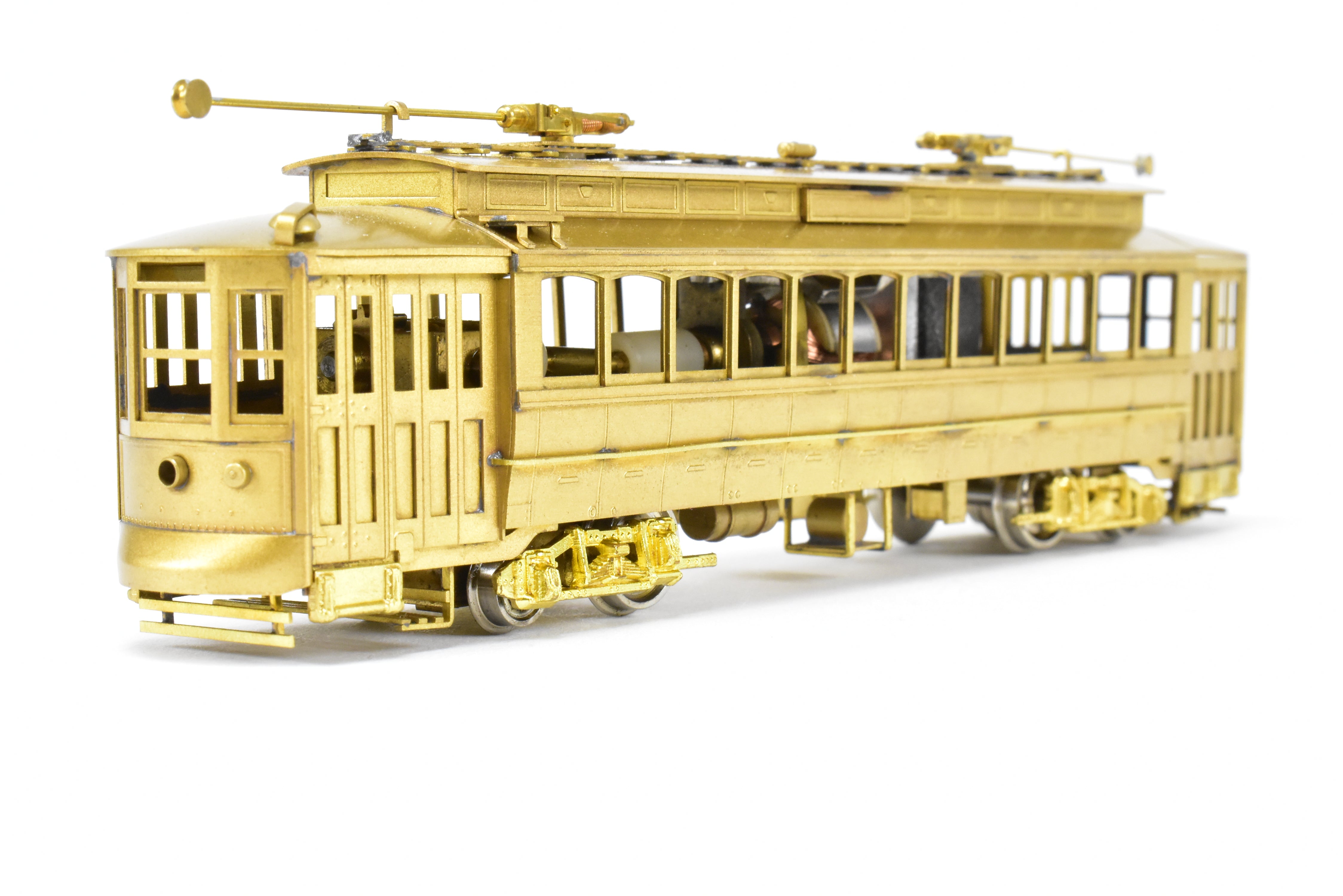 HO Scale Custom Brass TARS Third Avenue Railway System 400 Series Trolley Model - High - Quality HO Brass NJ Imported Collectible
