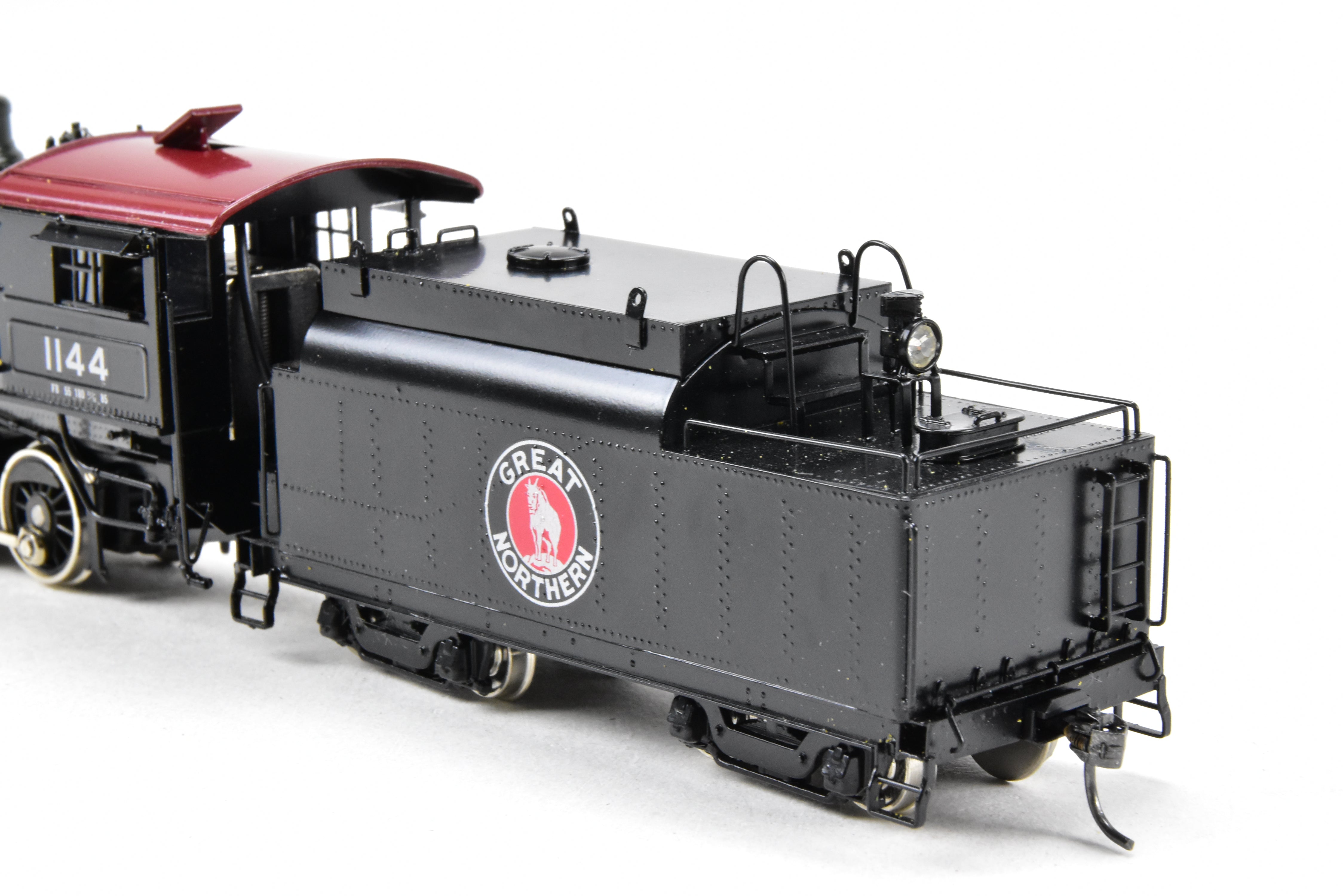 HO Scale Brass PFM - Tenshodo Great Northern 2-8-0 Class F-8 Glacier Park Crown Model Locomotive from 1977 Production Run