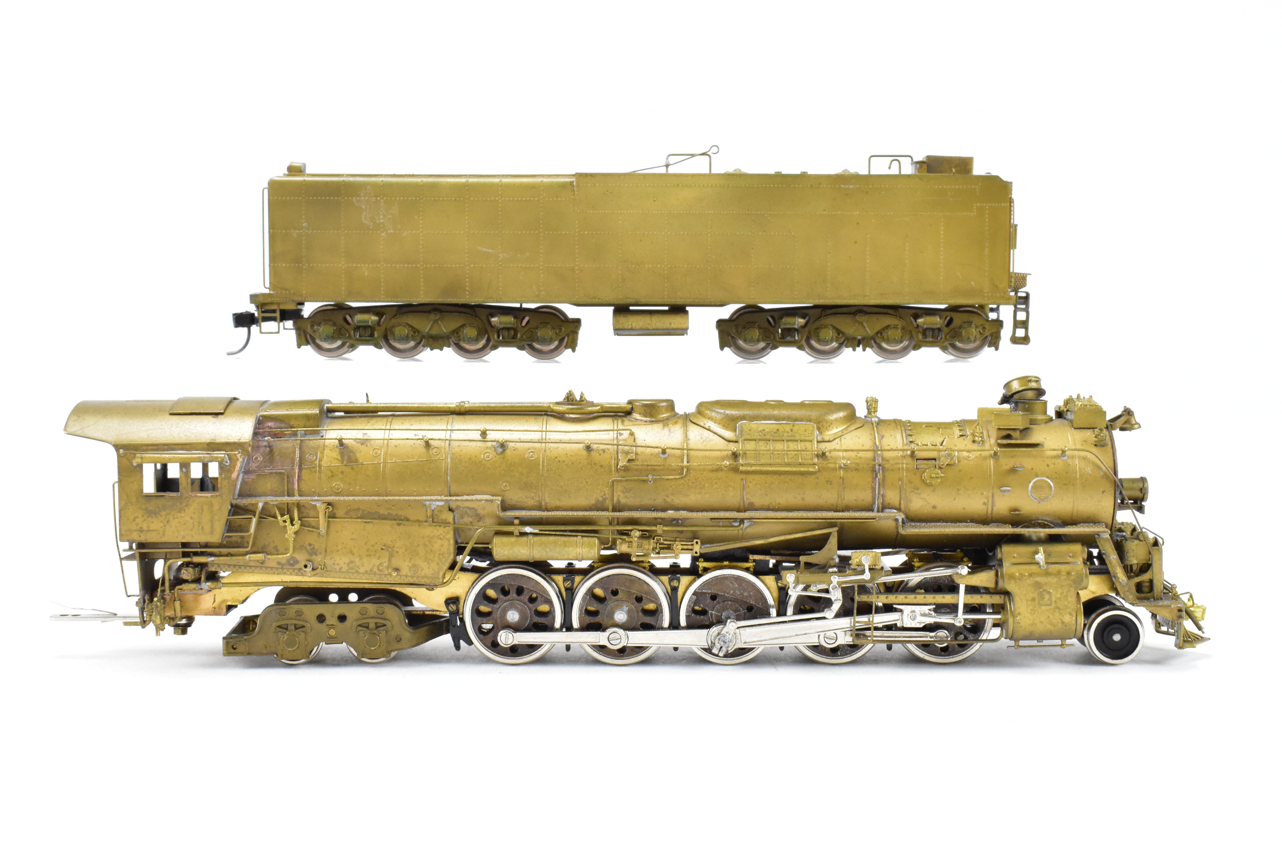 HO Scale Brass PFM - United ATSF - Santa Fe 2-10-4 Locomotive with Can Motor and Gearbox Conversion
