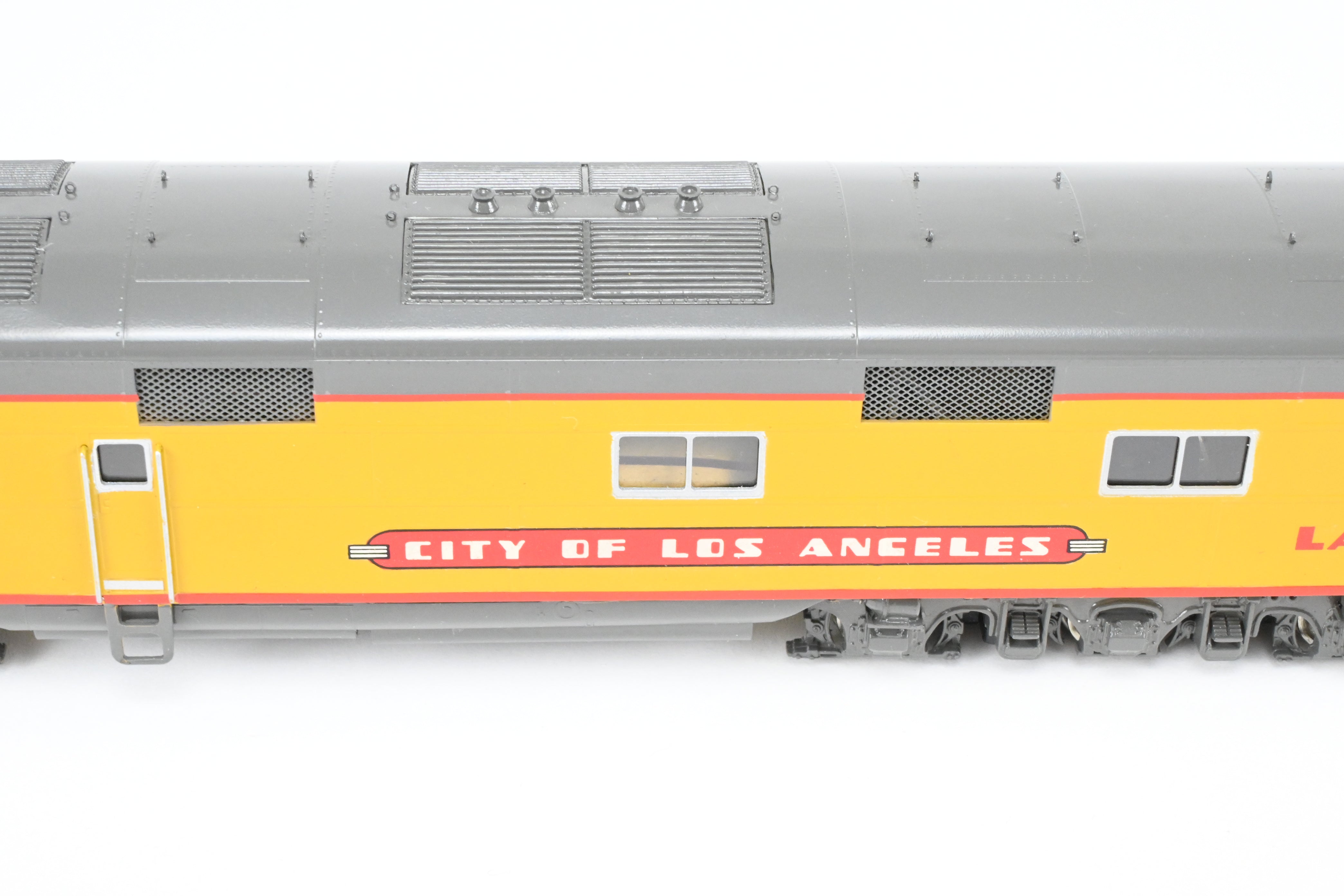 HO Scale Brass Model Train Set - Union Pacific EMD E6A/E6B/E6B 3-Unit Professionally Painted Set for the City of Los Angeles by Oriental Limited