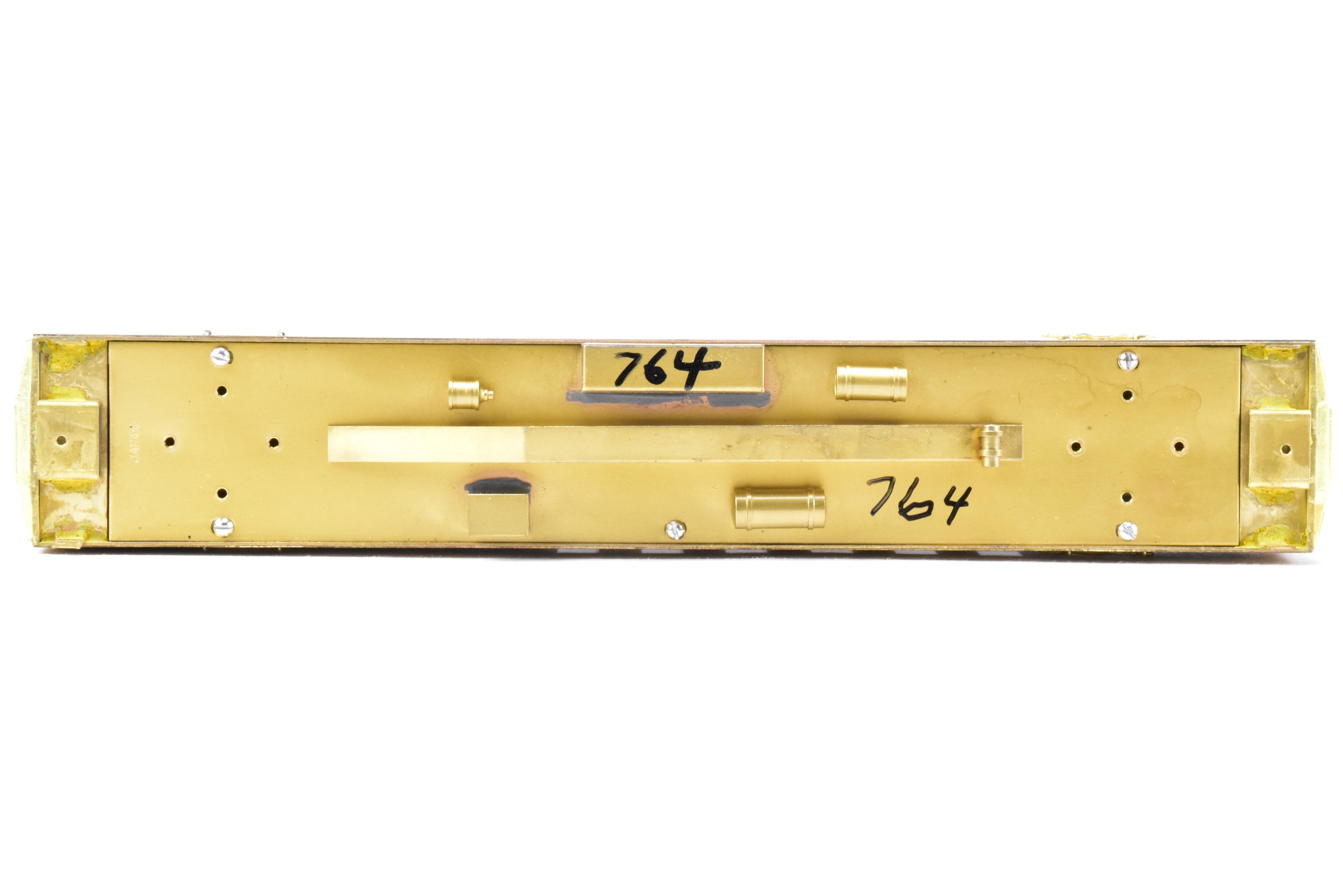 HO Scale Brass ATSF - Santa Fe Heavyweight RPO Car with Central Valley Metal - Wheel Trucks
