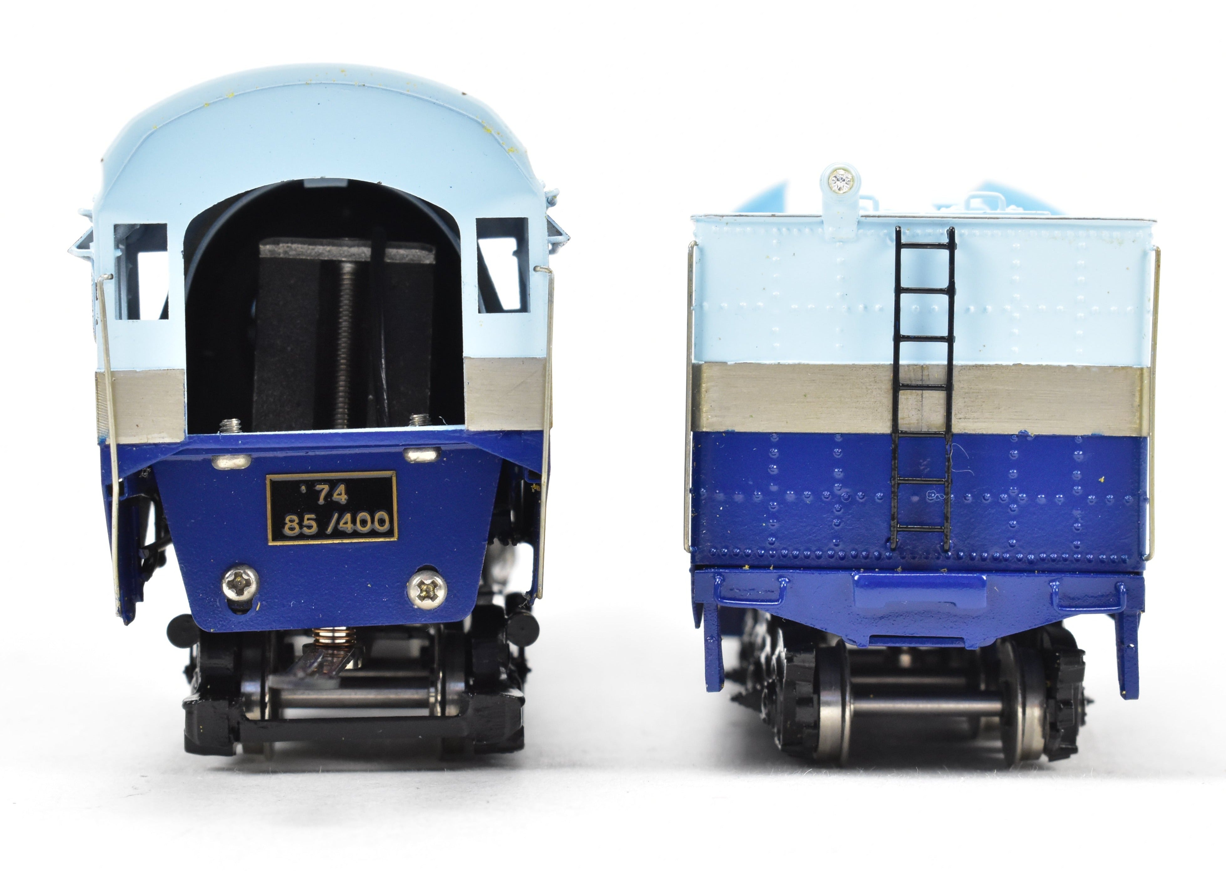 1974 HO Brass Tenshodo ATSF Santa Fe 4-6-4 No. 3460 Blue Goose Hudson Model