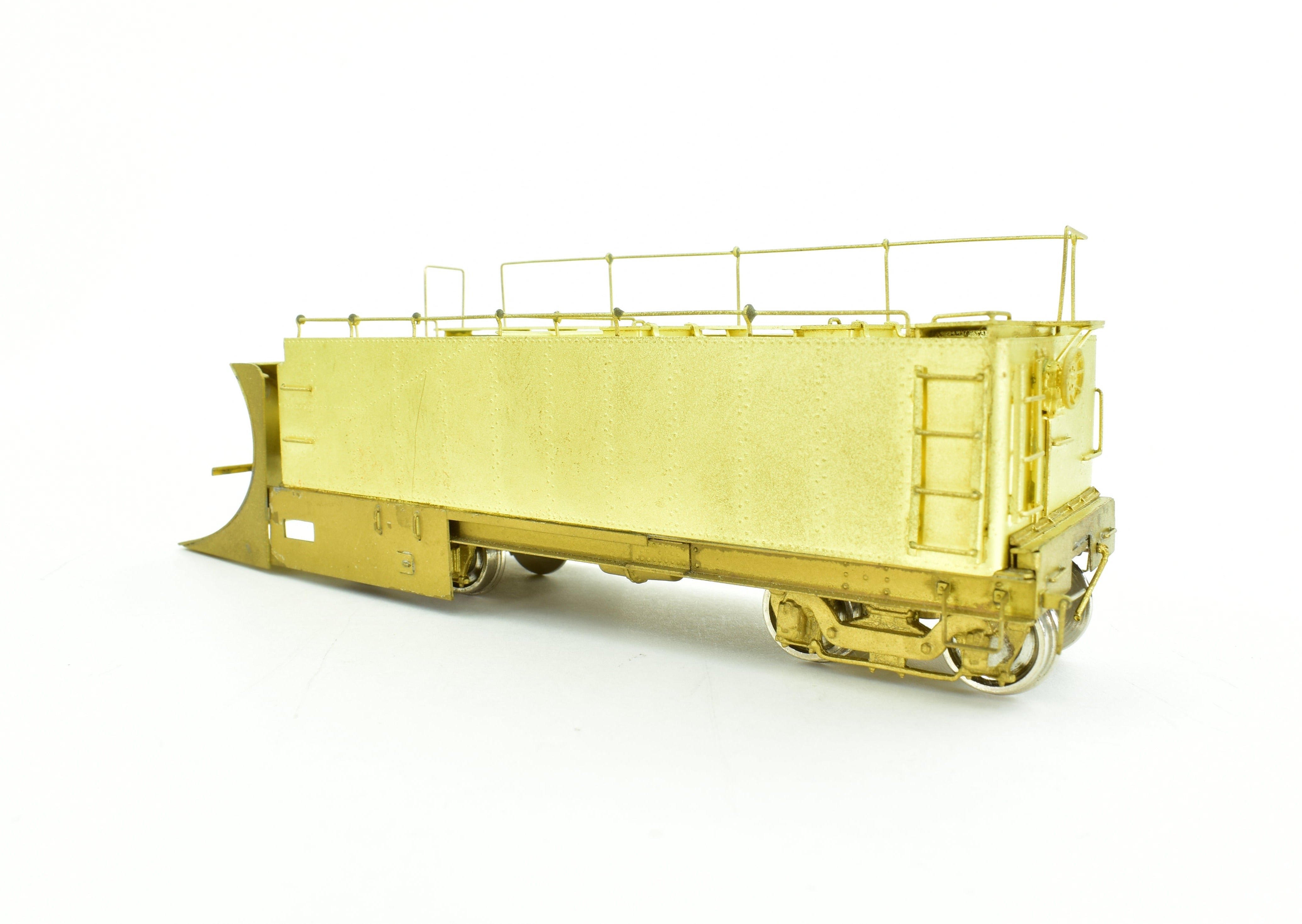 HO Scale Brass Oriental Limited Great Northern Wedge Snow Plow Model for Model Trains