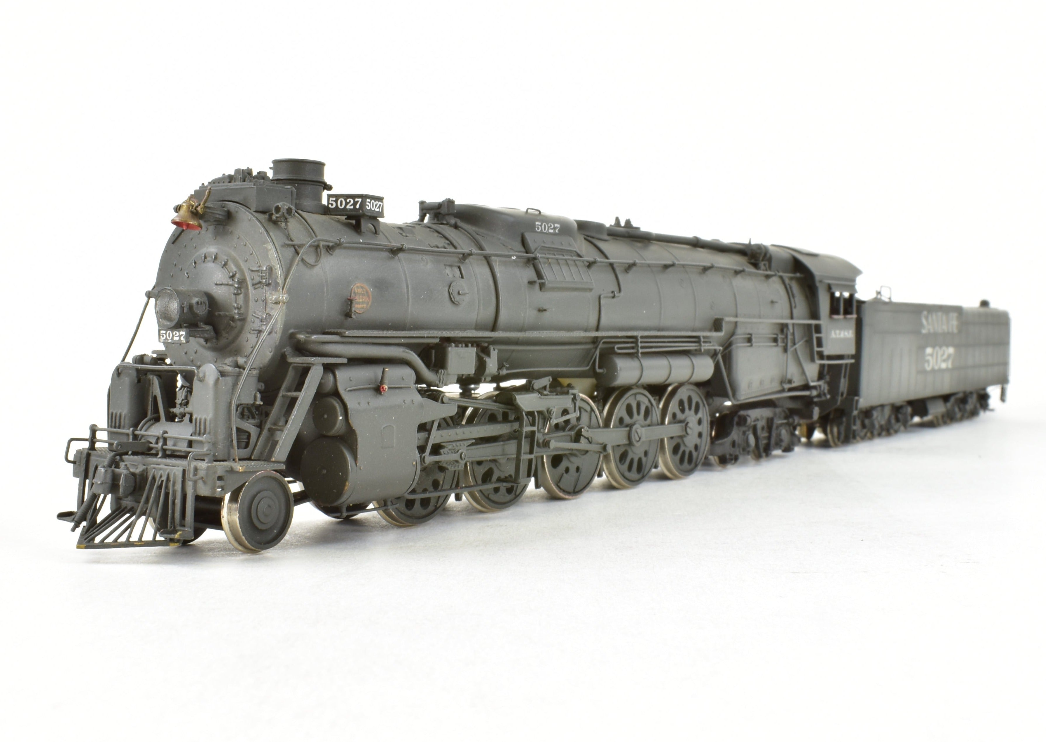 Custom Painted HO Brass PFM - United ATSF - Santa Fe 2-10-4 Model