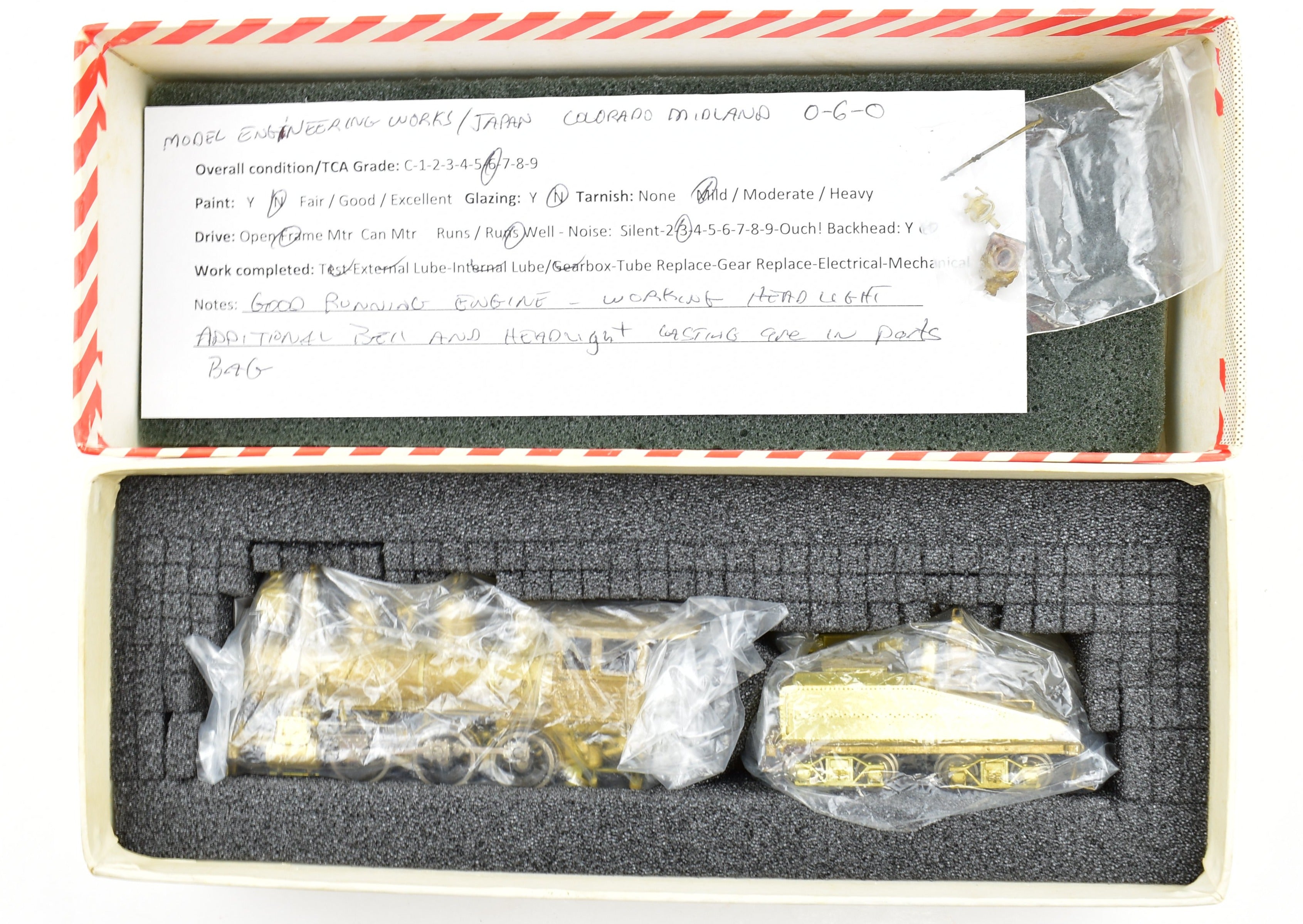 HO Scale Brass Colorado Midland 0-6-0 Model from Model Engineering Works