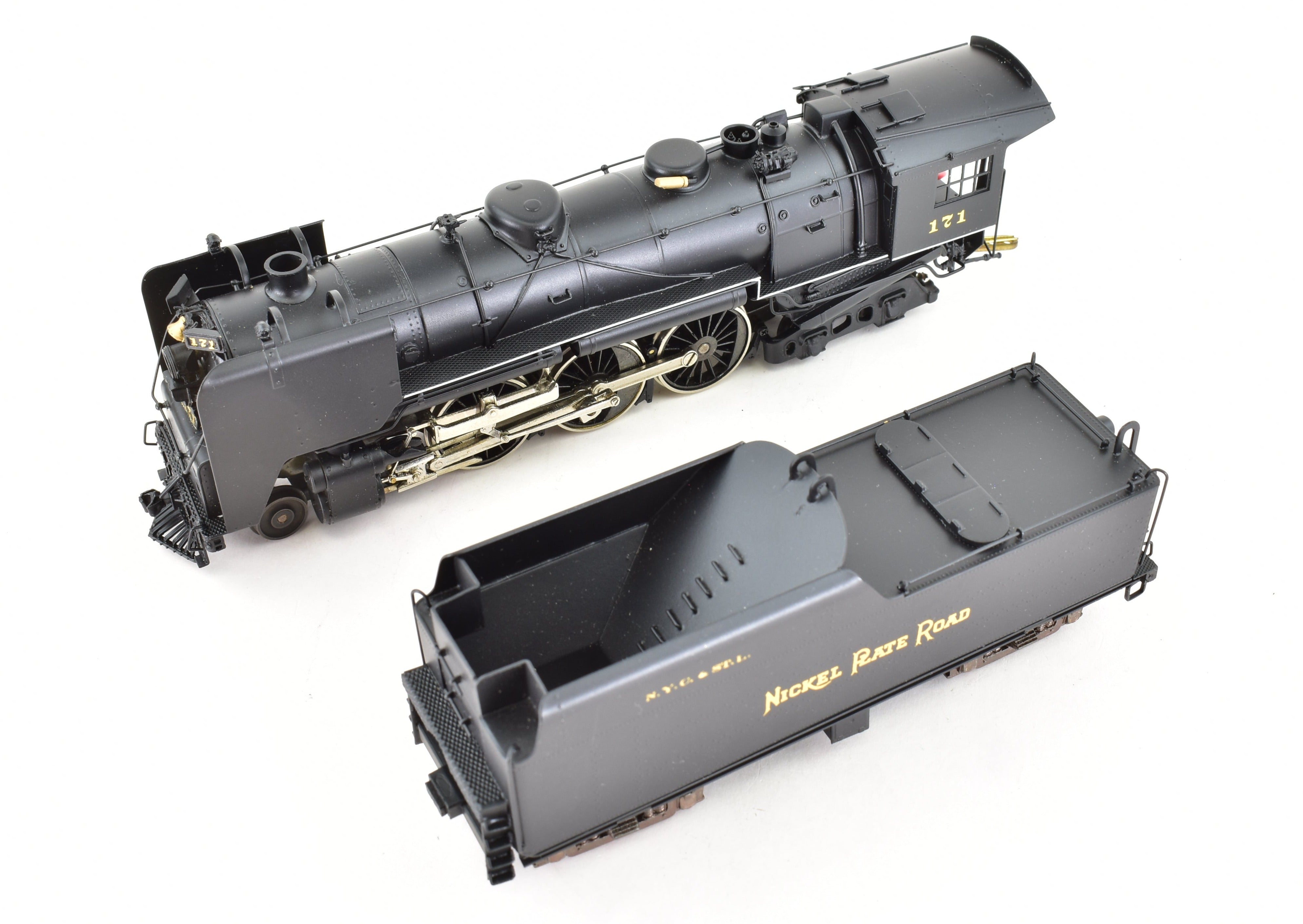 HO Scale Brass NPP Nickel - Plated NKP Class L - 1a 4 - 6 - 4 Pro - Painted Smoke Lifters Model