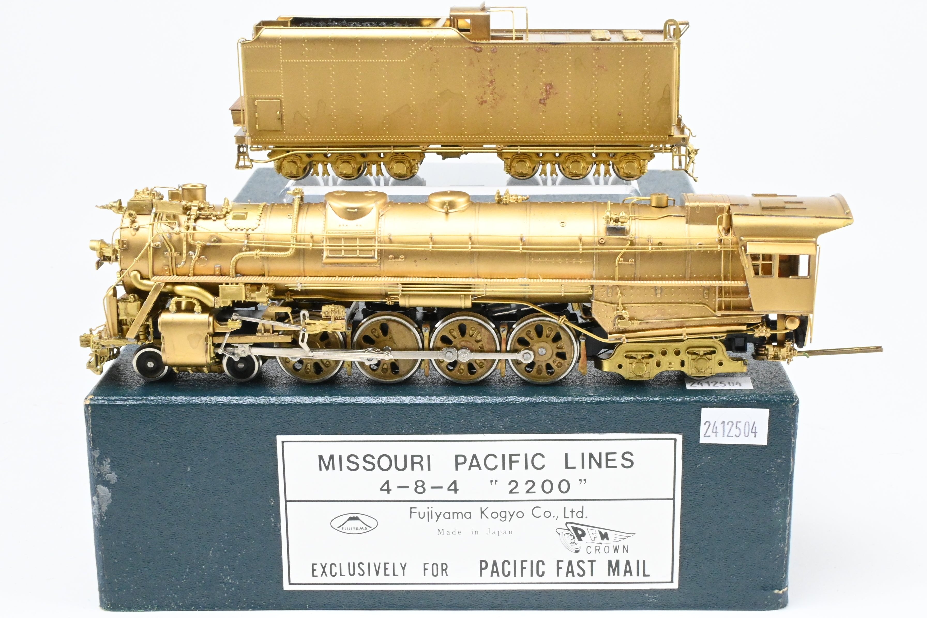 HO Scale Brass PFM - Fujiyama Missouri Pacific 2200 Class 4-8-4 Locomotive