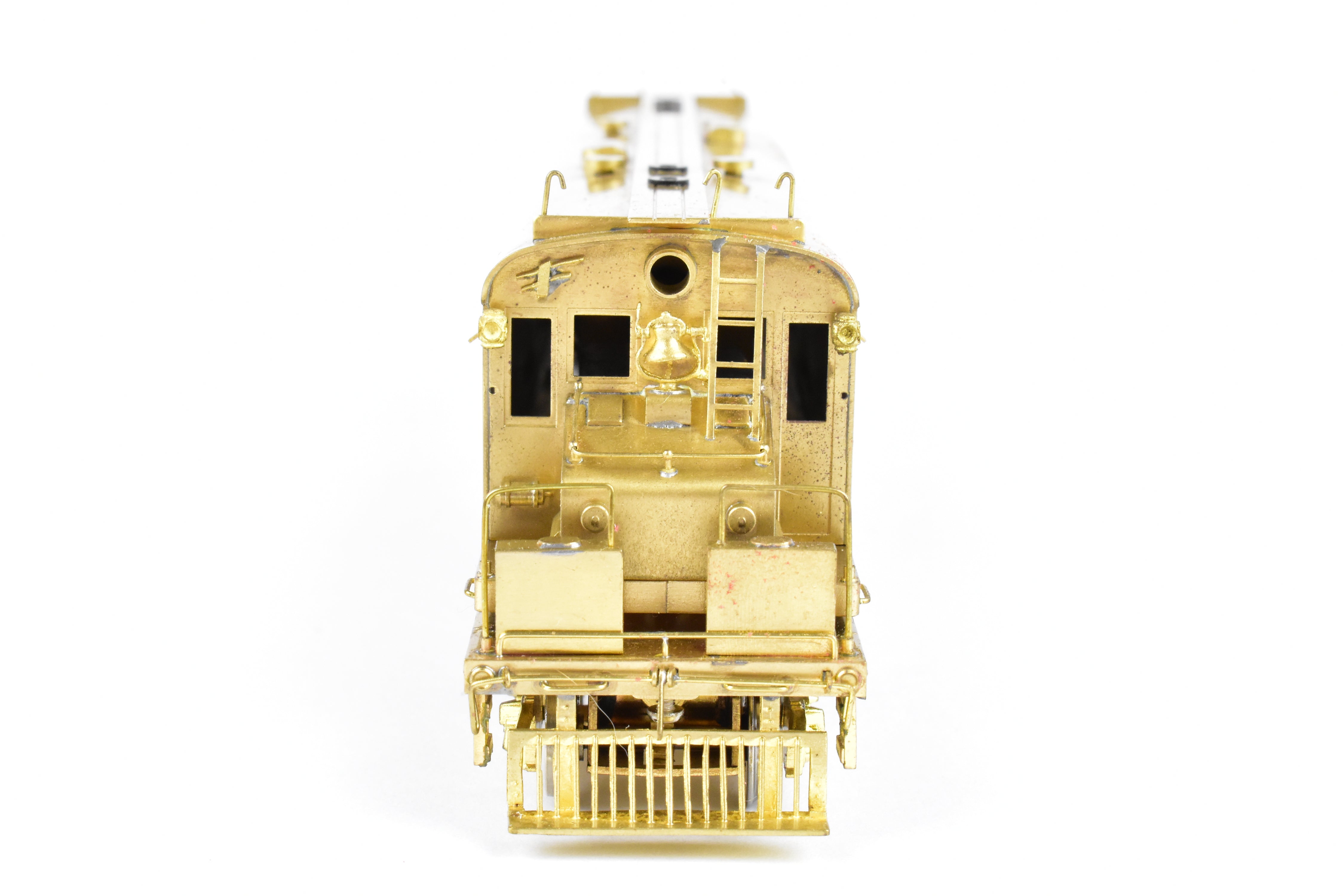 HO Brass Milwaukee Car Works CNS&M North Shore Line 4-Truck Electric Freight Motor #458