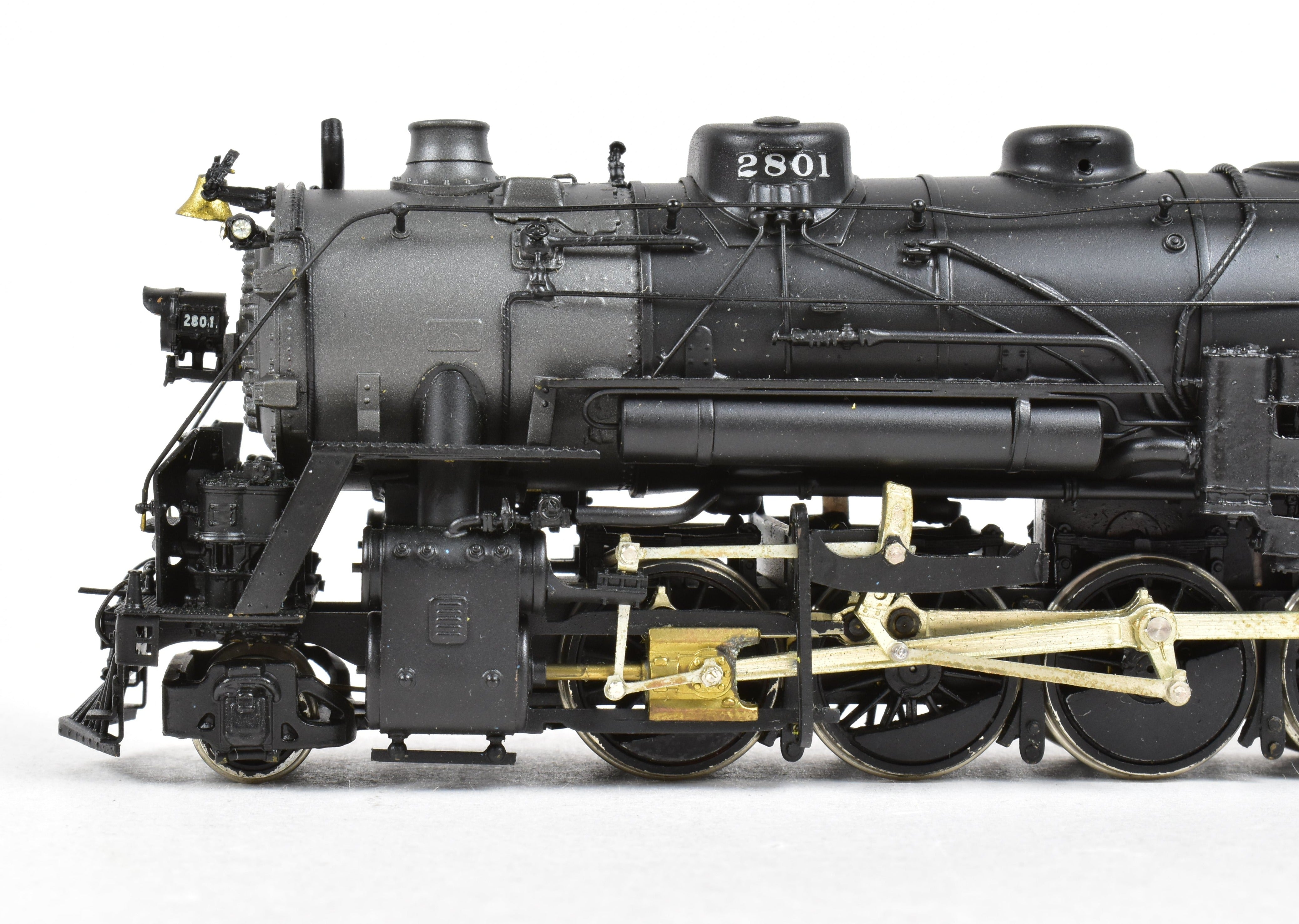 HO Scale Brass NPP Nickel Plate C&NW Class J - 4 2 - 8 - 4 Factory Painted Locomotive No. 2801