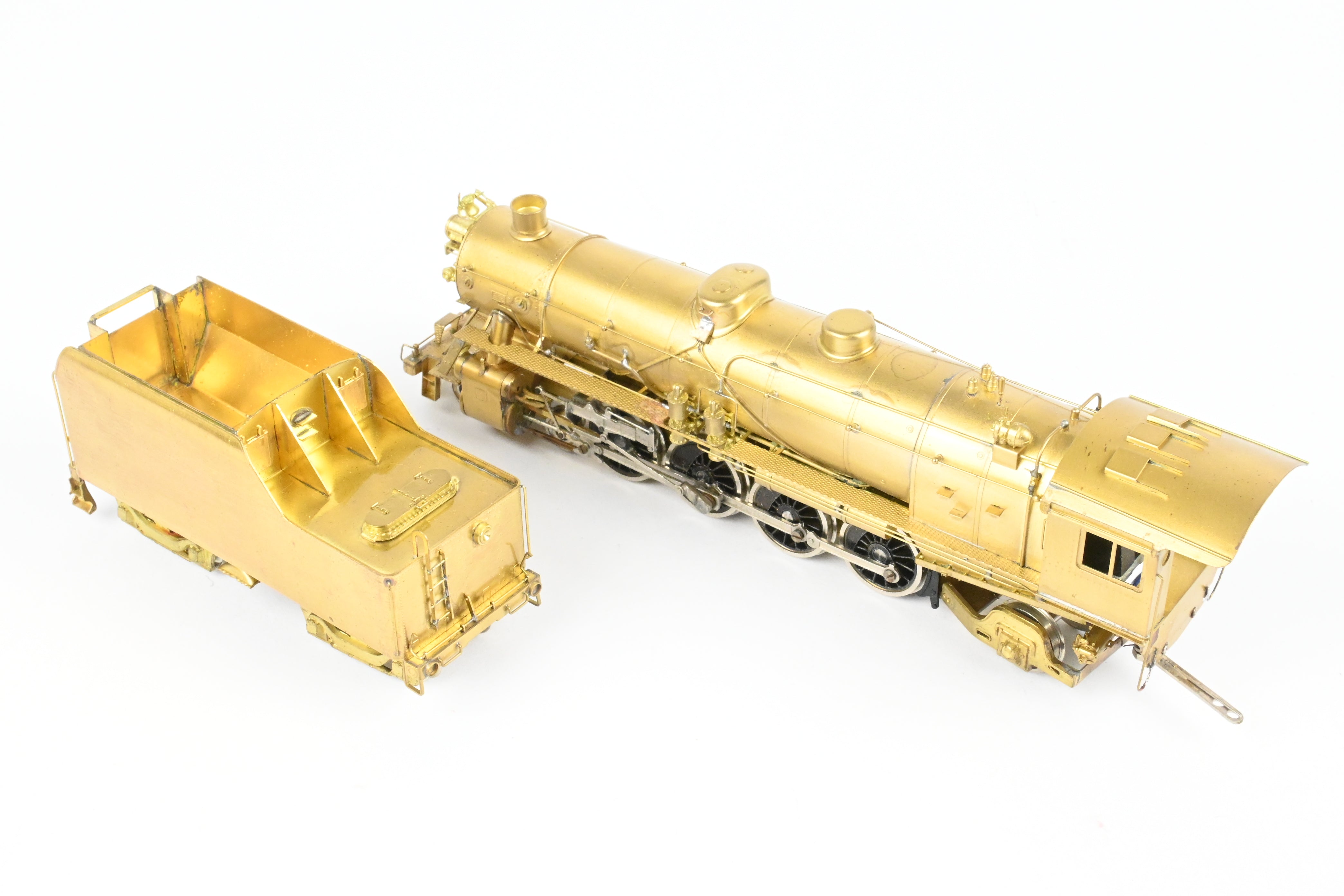 HO Scale Brass Nickel-Plated Model Train - New York Ontario & Western Class Y 4-8-2 Mountain Steam Locomotive by Nickel Plate Products