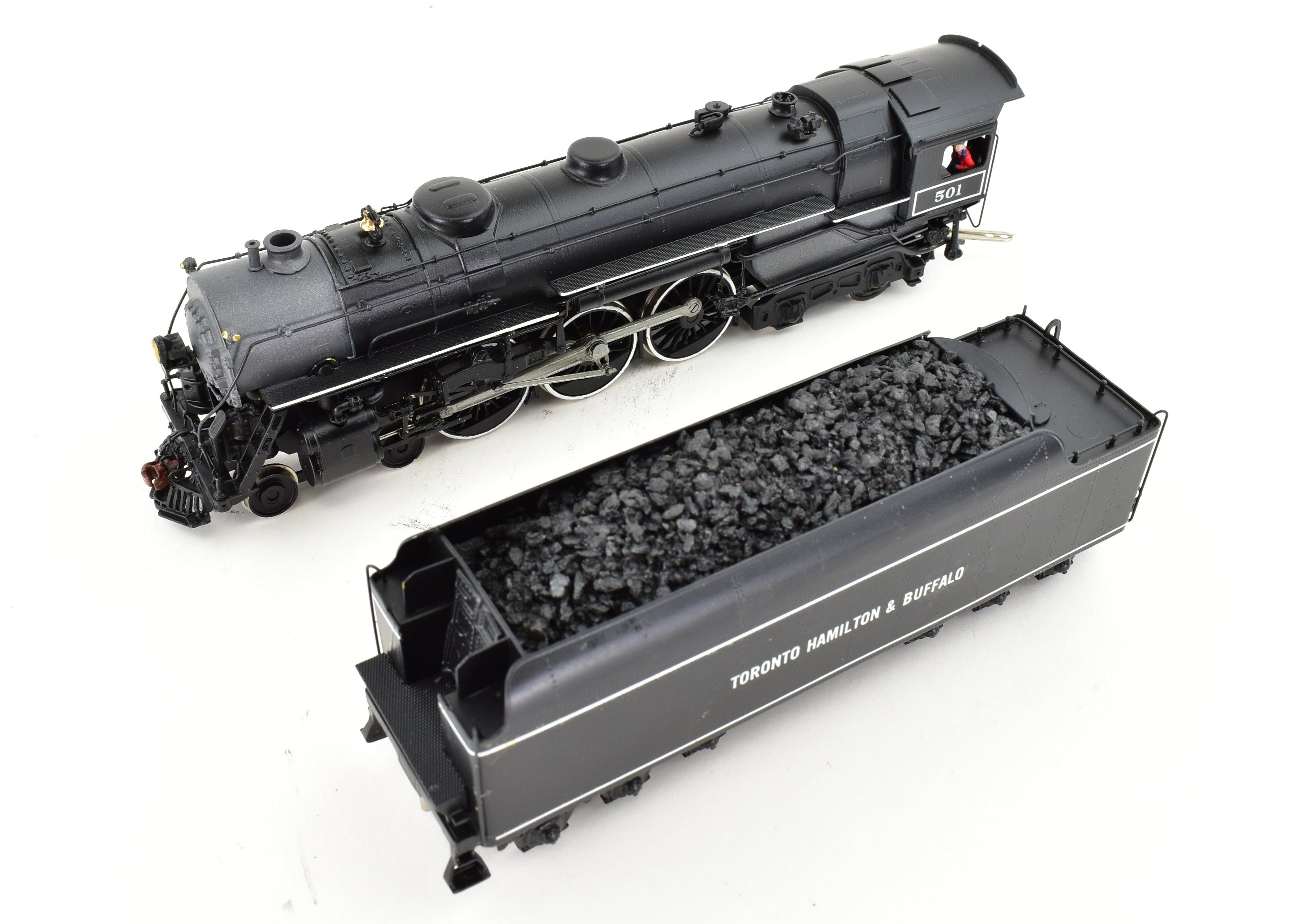 HO Scale Brass Sunset Models TH&B - Toronto Hamilton & Buffalo NYC J - 1e 4 - 6 - 4 Steam Locomotive Custom Painted Model