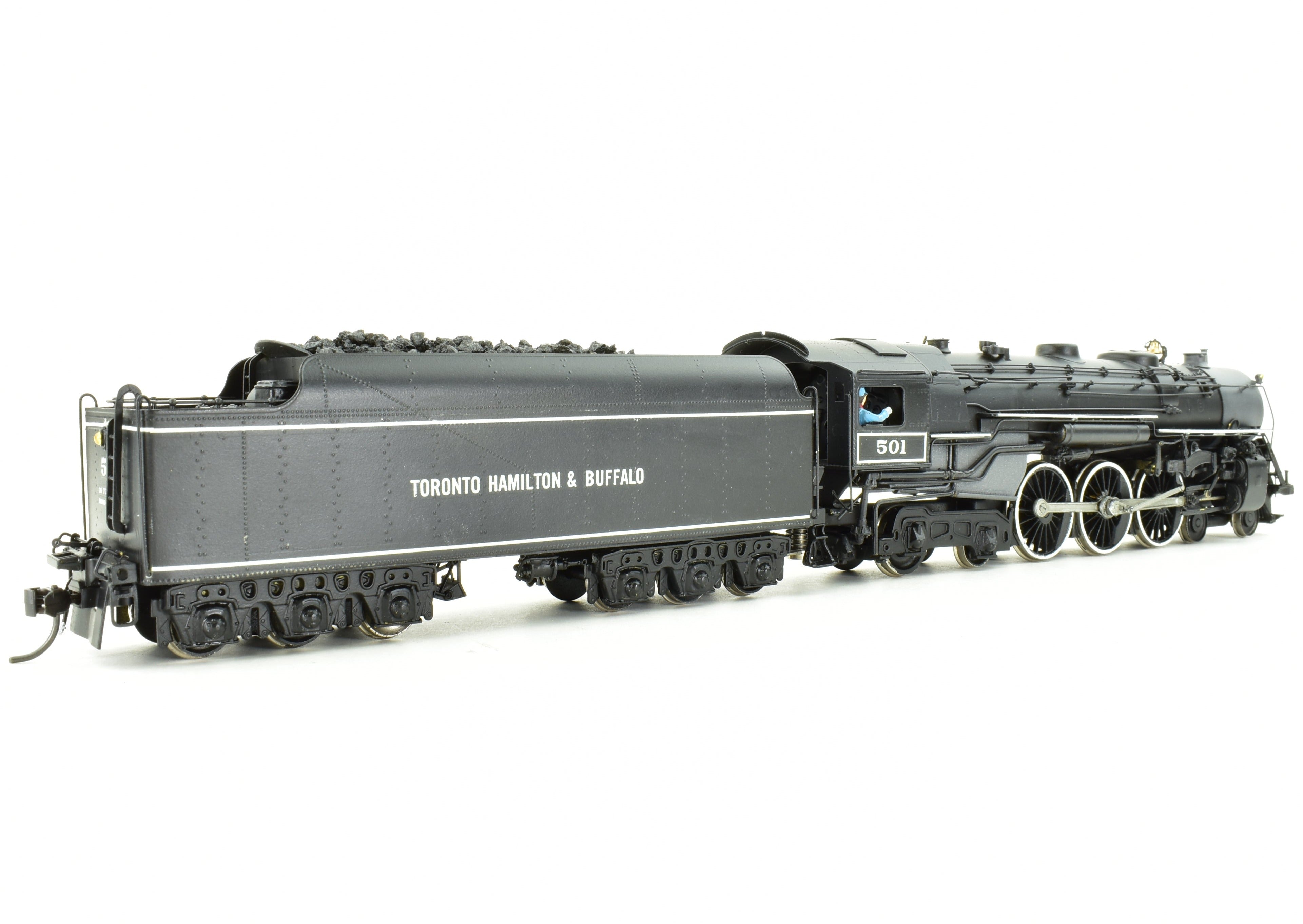 HO Scale Brass Sunset Models TH&B - Toronto Hamilton & Buffalo NYC J - 1e 4 - 6 - 4 Steam Locomotive Custom Painted Model