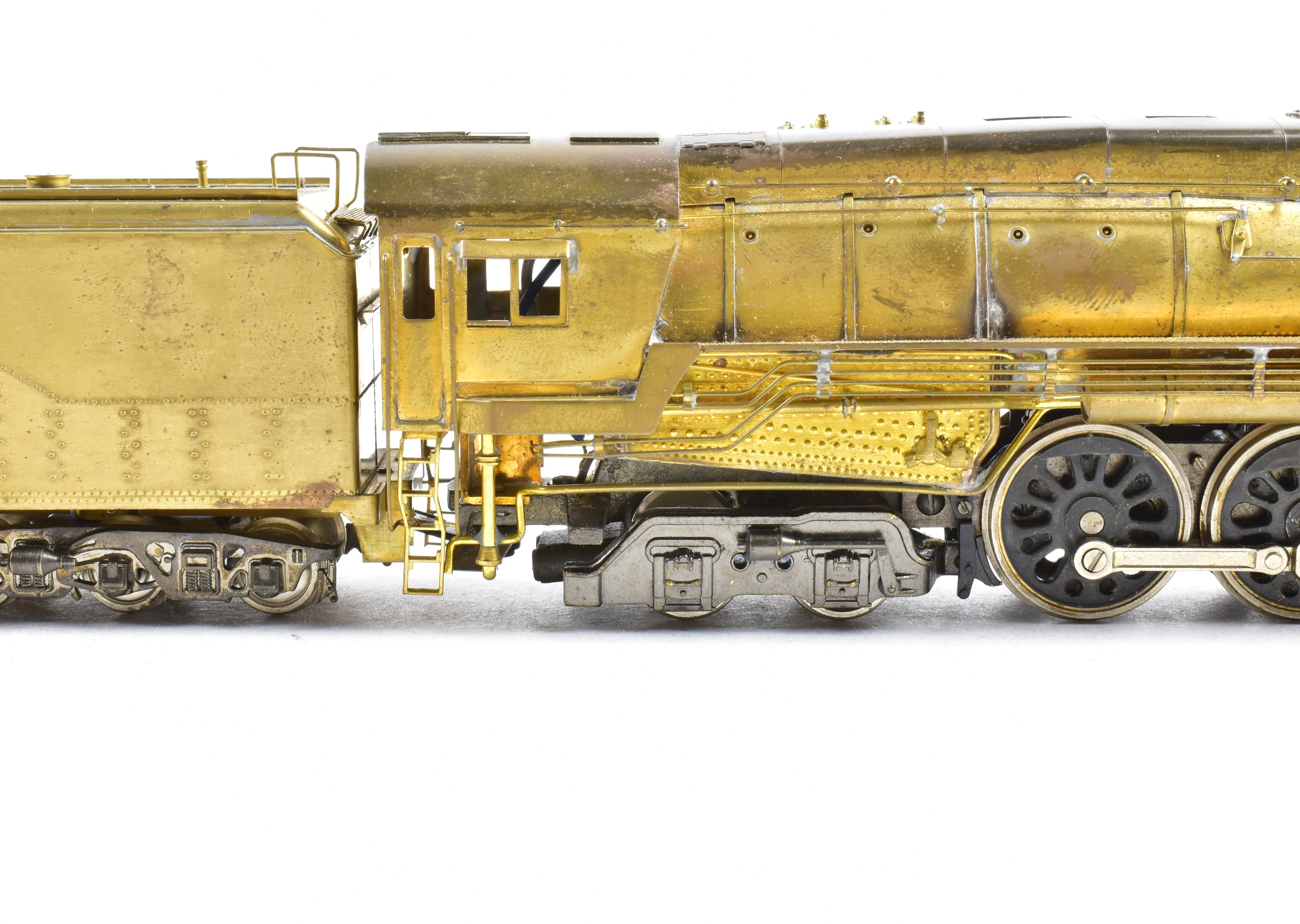 HO Scale Brass Max Gray Model Train - Southern Pacific Class GS - 4 4 - 8 - 4 De - Skirted Locomotive Replica