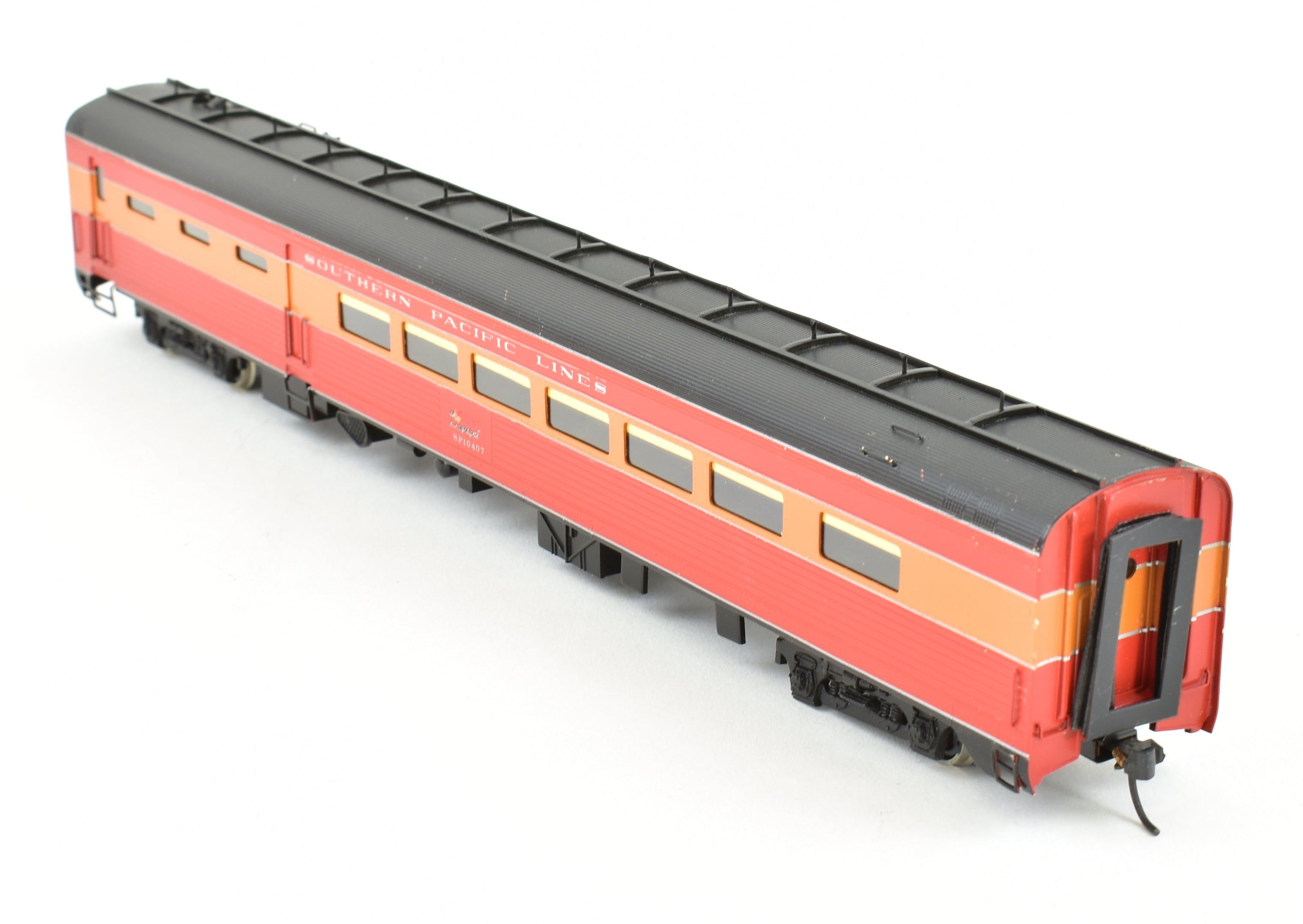 Custom - Painted HO Scale Brass Soho Southern Pacific #10407 Coffee Shop Tavern Model