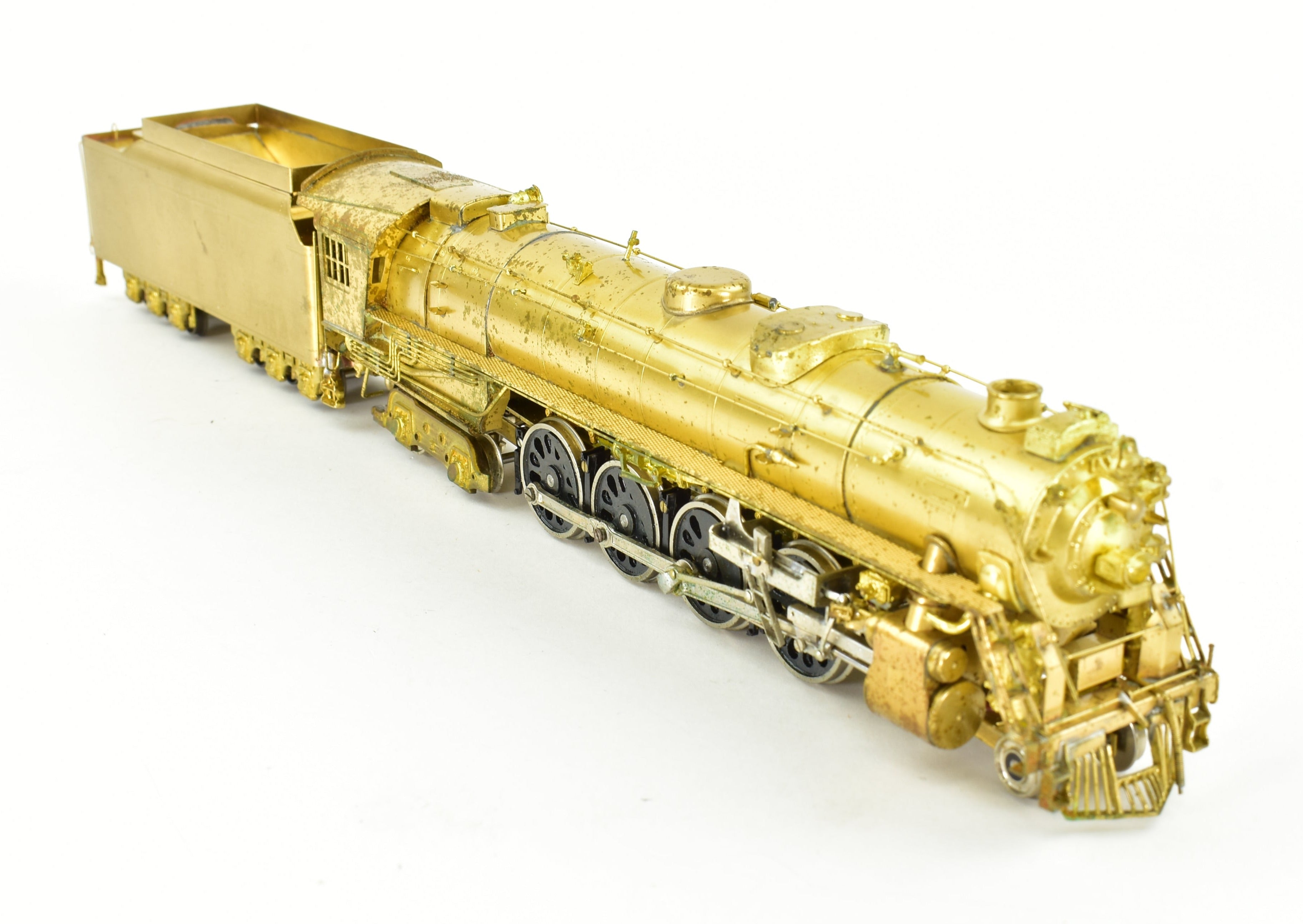 HO Brass Nickel - Plated DL&W Lackawanna Class Q - 4 4 - 8 - 4 Modern Pocono Model